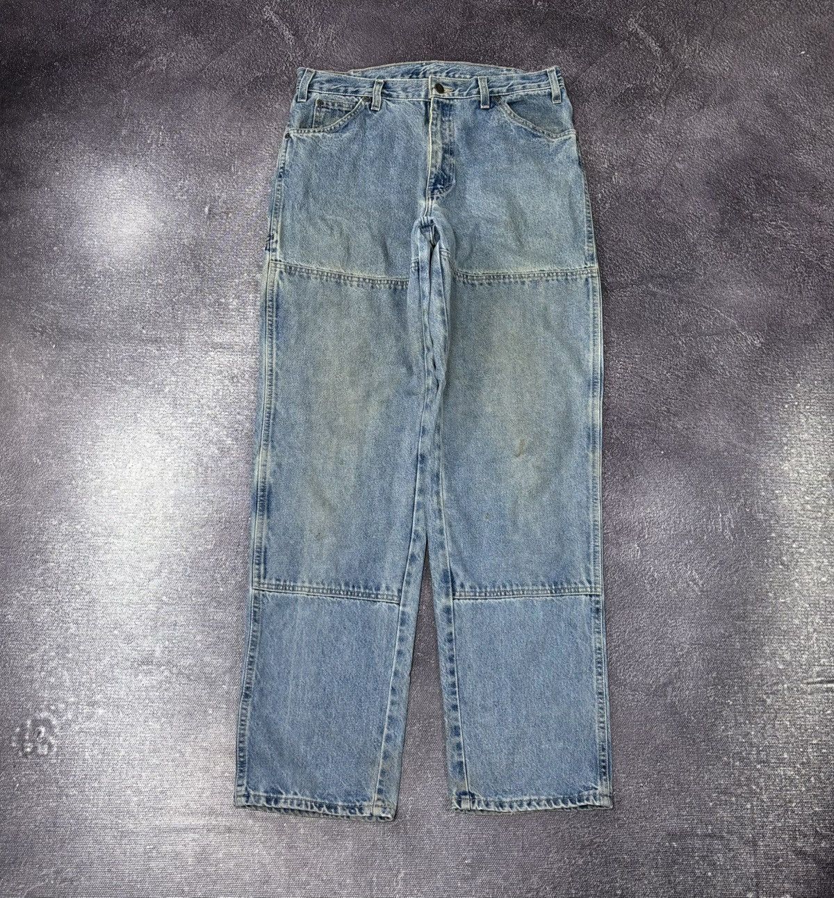 Dickies Vintage Dickies Double Knee American Denim Hype Jeans Size US 32 / EU 48 - 1 Thumbnail