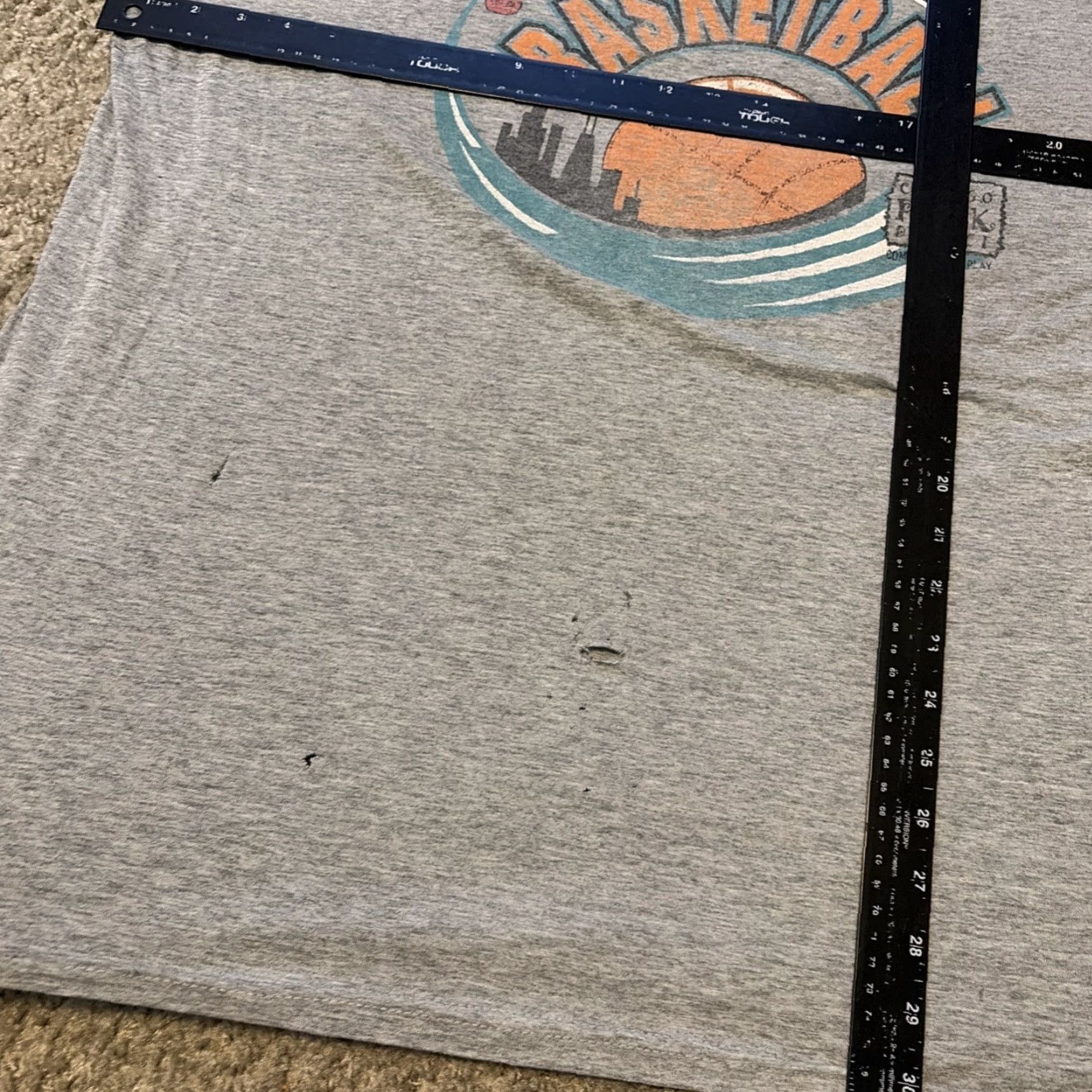 Fruit Of The Loom VINTAGE 90s Chicago Bulls Late Night Basketball Park District Jordan 2XL T-Shirt Size US XXL / EU 58 / 5 - 7 Thumbnail
