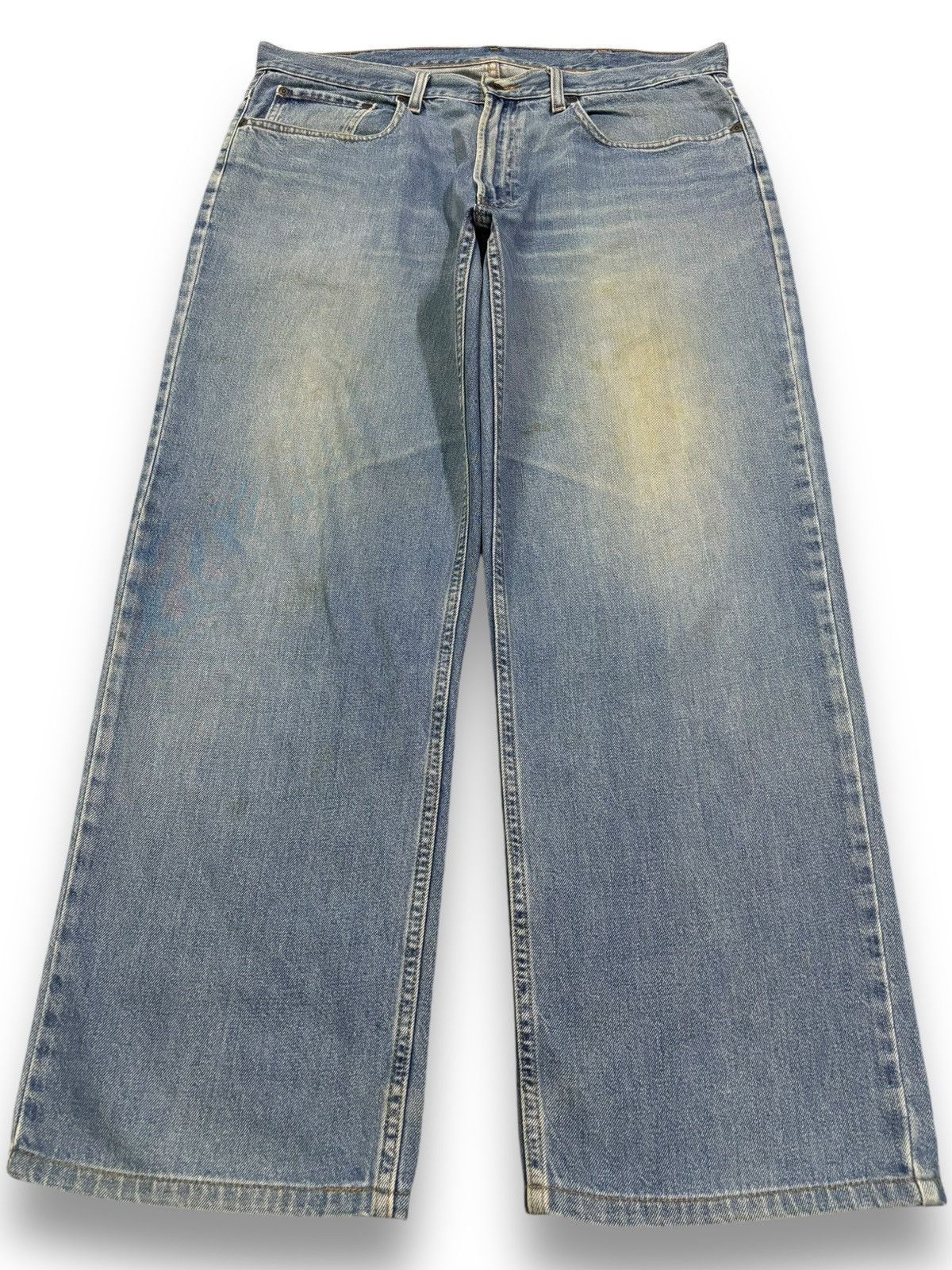 L.L. Bean Vintage 90s L.L. Bean 1912 Mud Wash Baggy Jeans Size US 37 - 1 Thumbnail