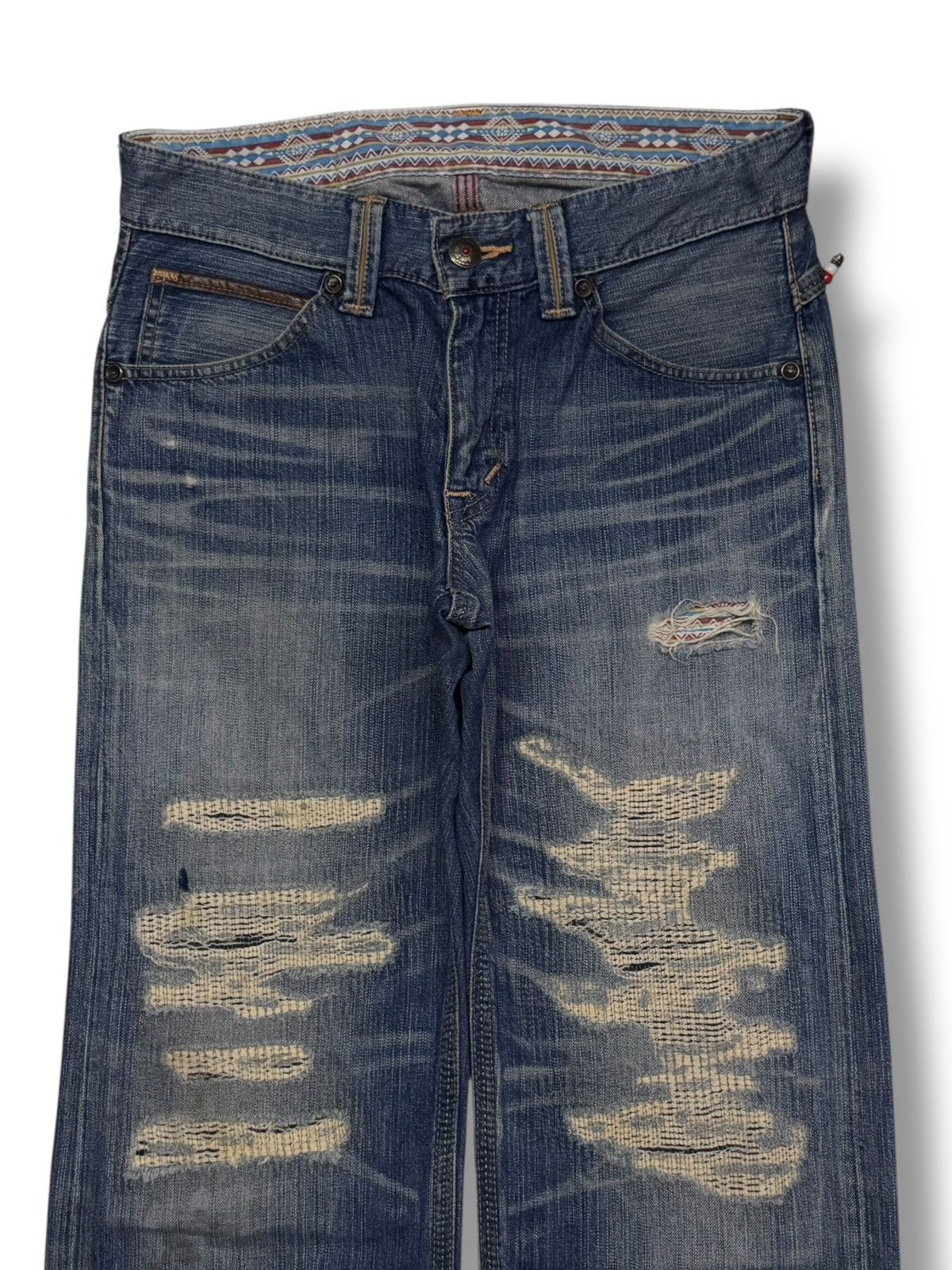 Edwin Vintage 00s Edwin 444XVS Exclusive Vintage Denim Jeans | W32 Size US 32 / EU 48 - 4 Thumbnail