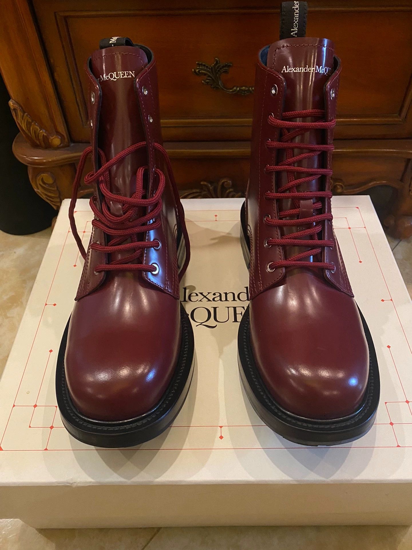 Alexander McQueen Alexander McQueen Italian High-Top Combat Boots 41 Size US 8 / EU 41 - 2 Thumbnail