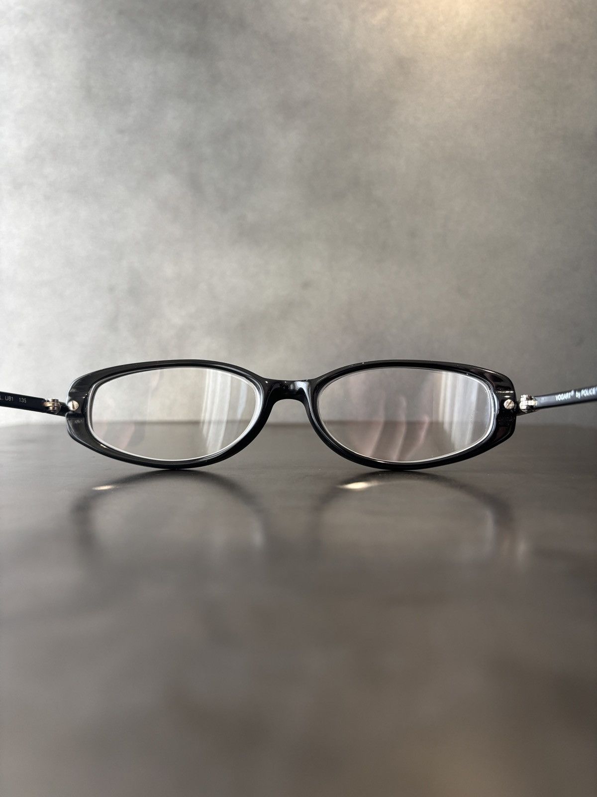Vogart 1990s VOGART by Police Eyeglasses Frames Vintage Made Italy Size ONE SIZE - 10 Thumbnail