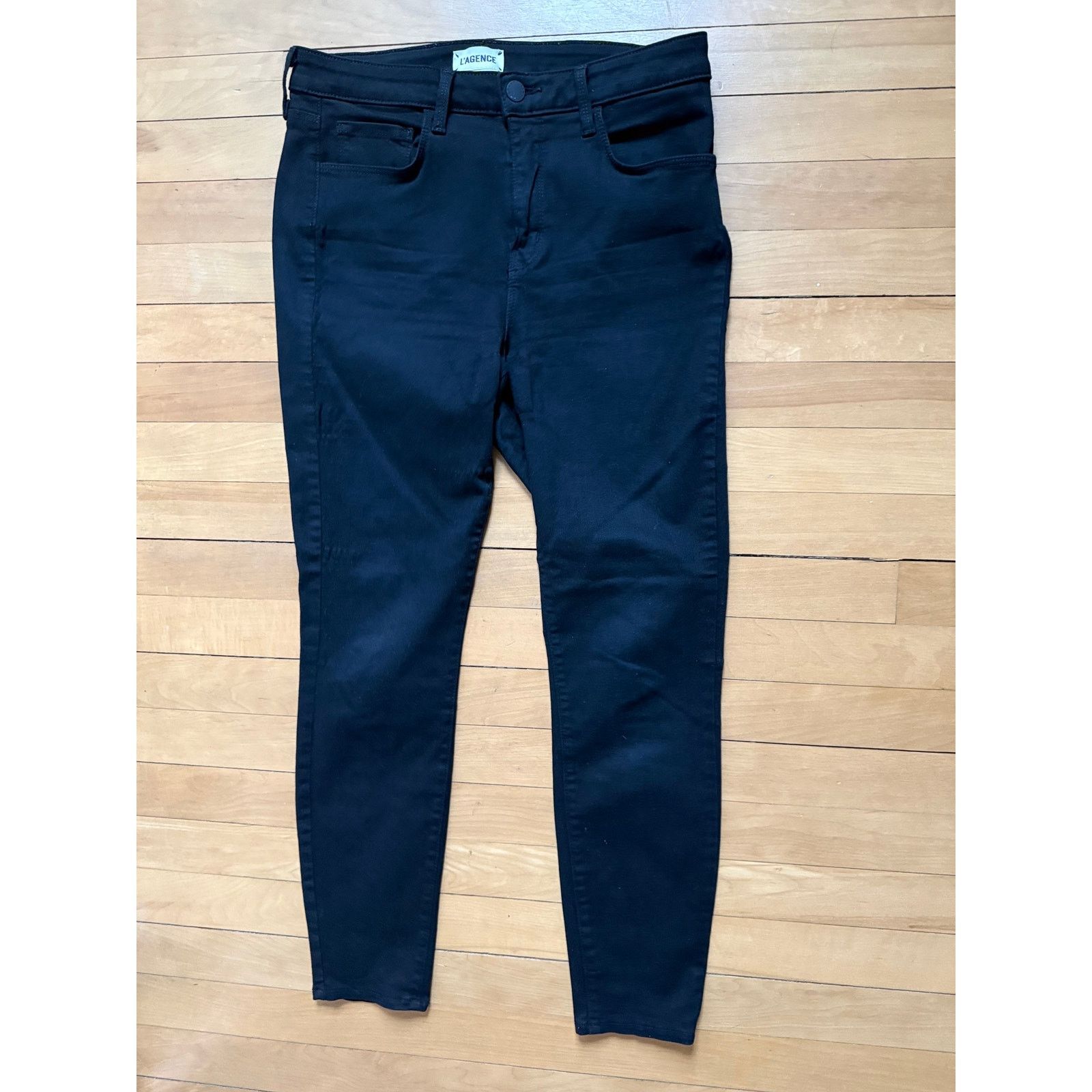 L'AGENCE L'AGENCE Marguerite High Rise Skinny Jeans Noir Black - 29 Size 29" - 1 Thumbnail
