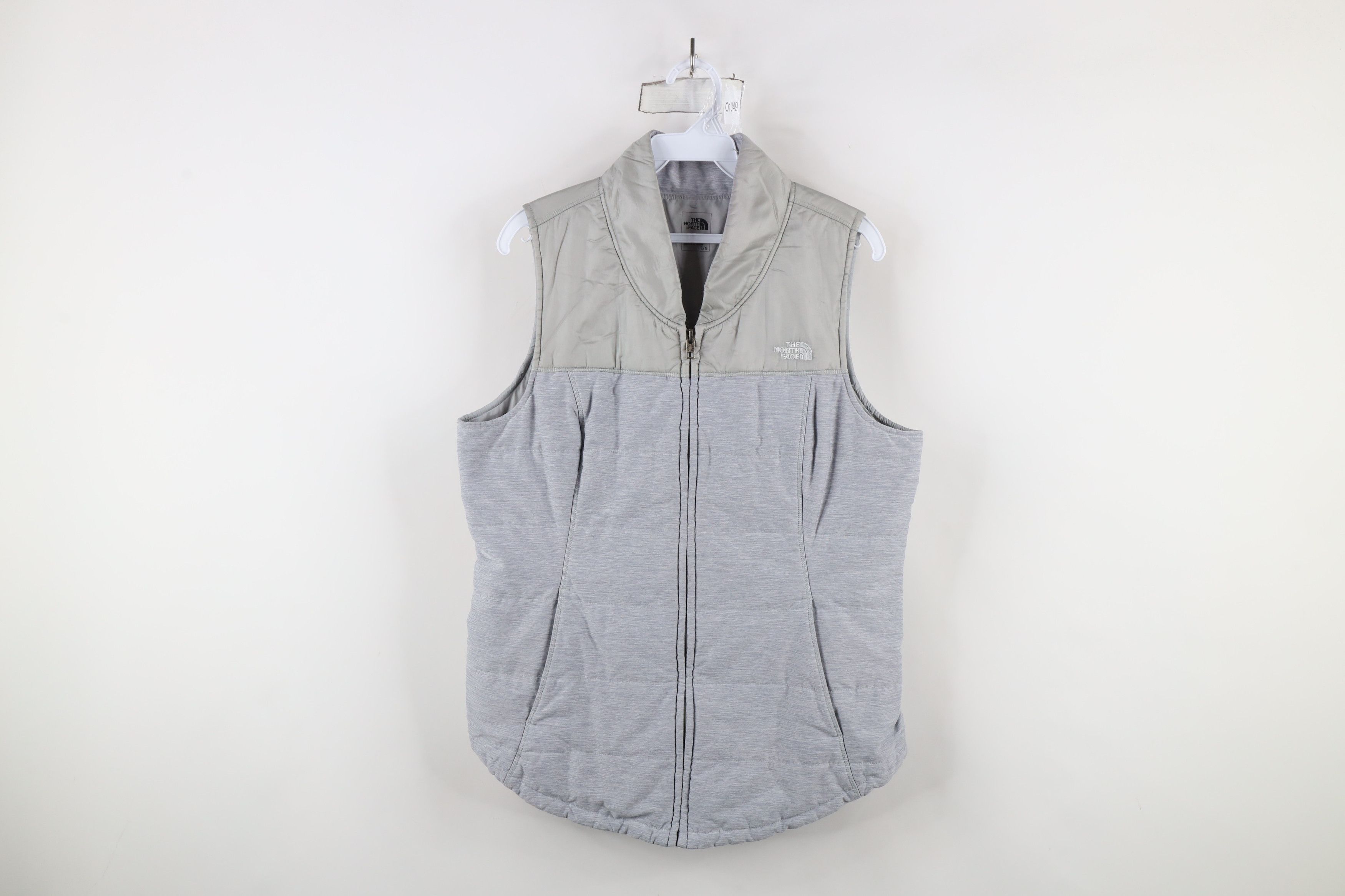 The North Face × Vintage The North Face Pseudio Quilted Micro Puffer Vet Jacket Size L / US 10 / IT 46 - 1 Thumbnail