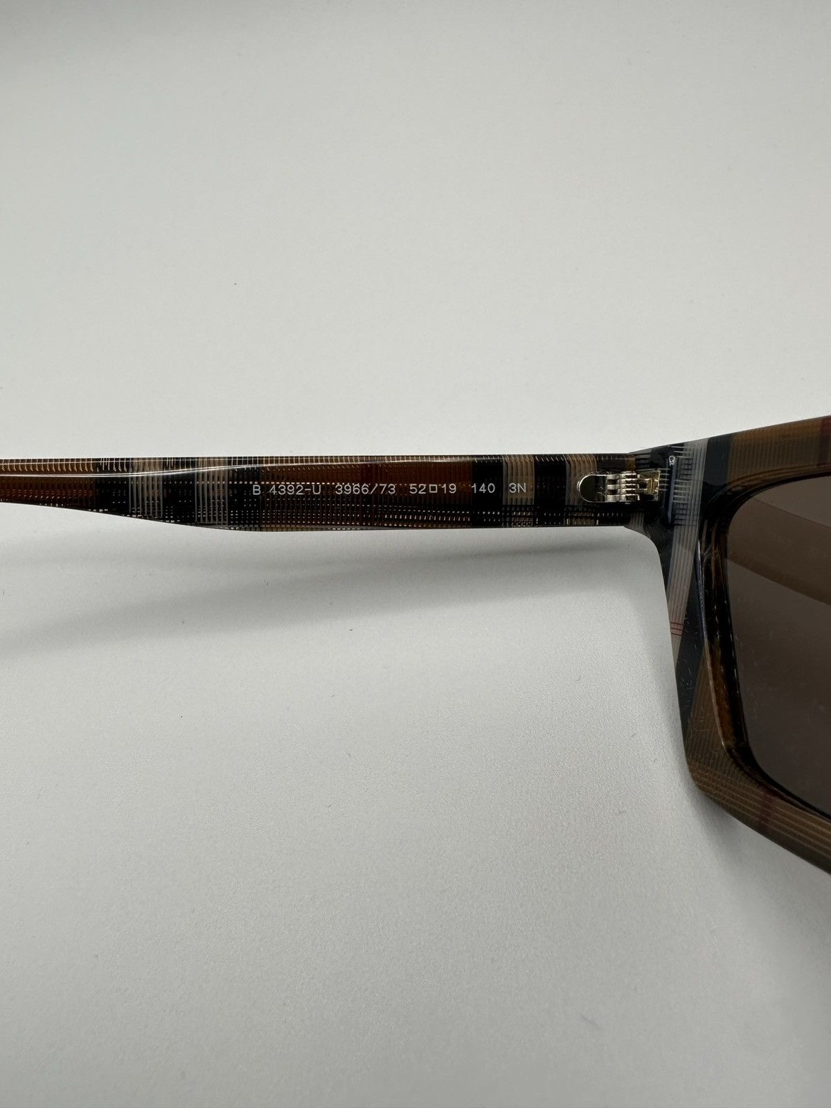 Burberry Burberry Checkered Acetate Sunglasses Size ONE SIZE - 6 Thumbnail