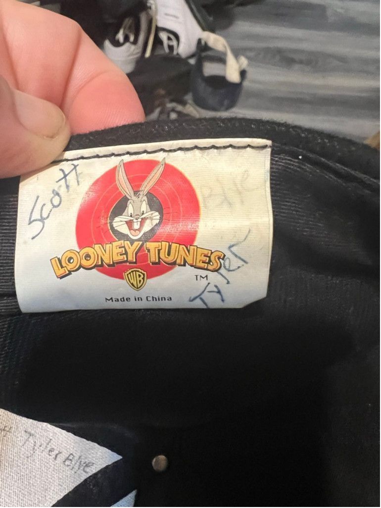 Vintage Vintage Youth Head Start Sportswear Looney Tunes Black Cap Size ONE SIZE - 6 Thumbnail
