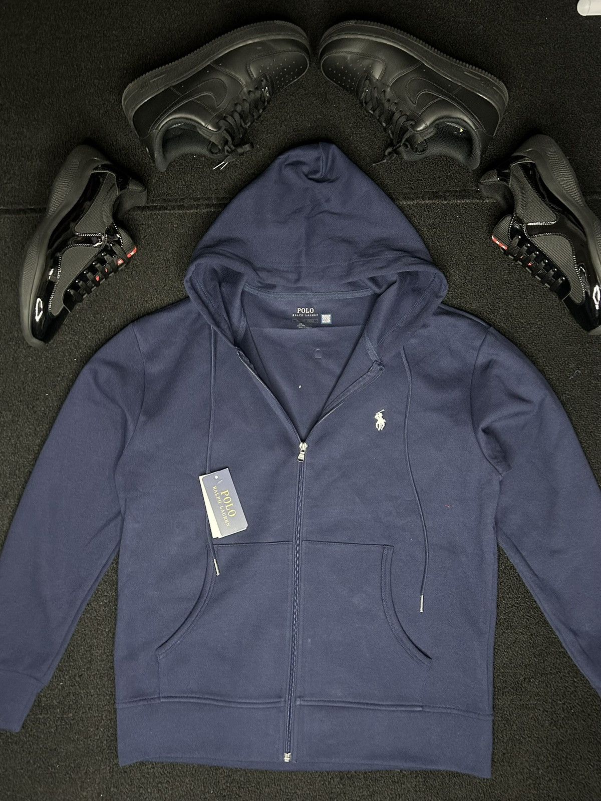 Polo Ralph Lauren Polo Ralph Lauren Men's Double-Knit Full-Zip Hoodie Size US M / EU 48-50 / 2 - 4 Thumbnail