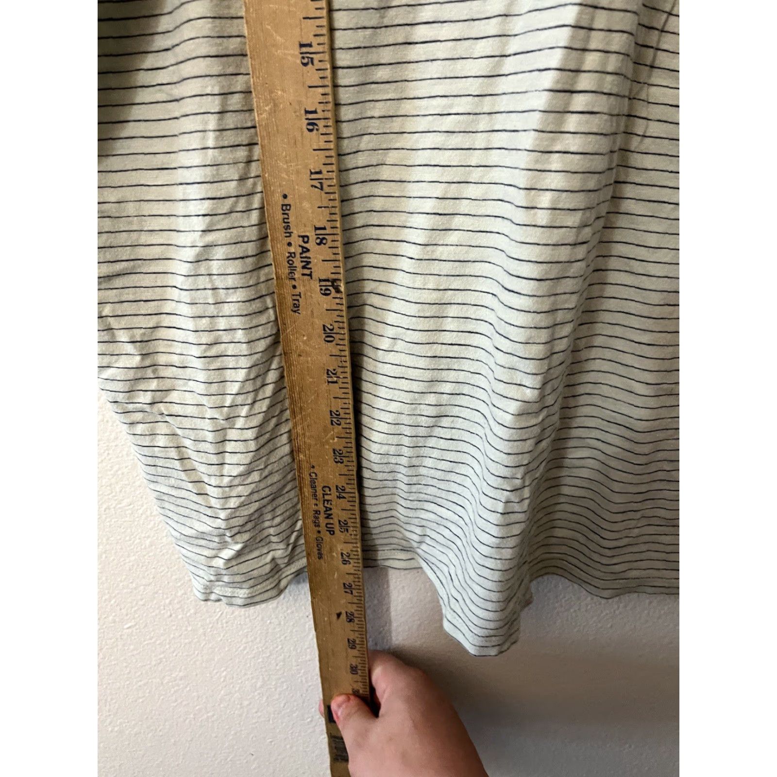 Eddie Bauer VINTAGE Eddie Bauer Women's T Shirt Striped Short Sleeve Top Gray XL Size Regular Shirt Womens Size XL / US 12-14 / IT 48-50 - 4 Thumbnail