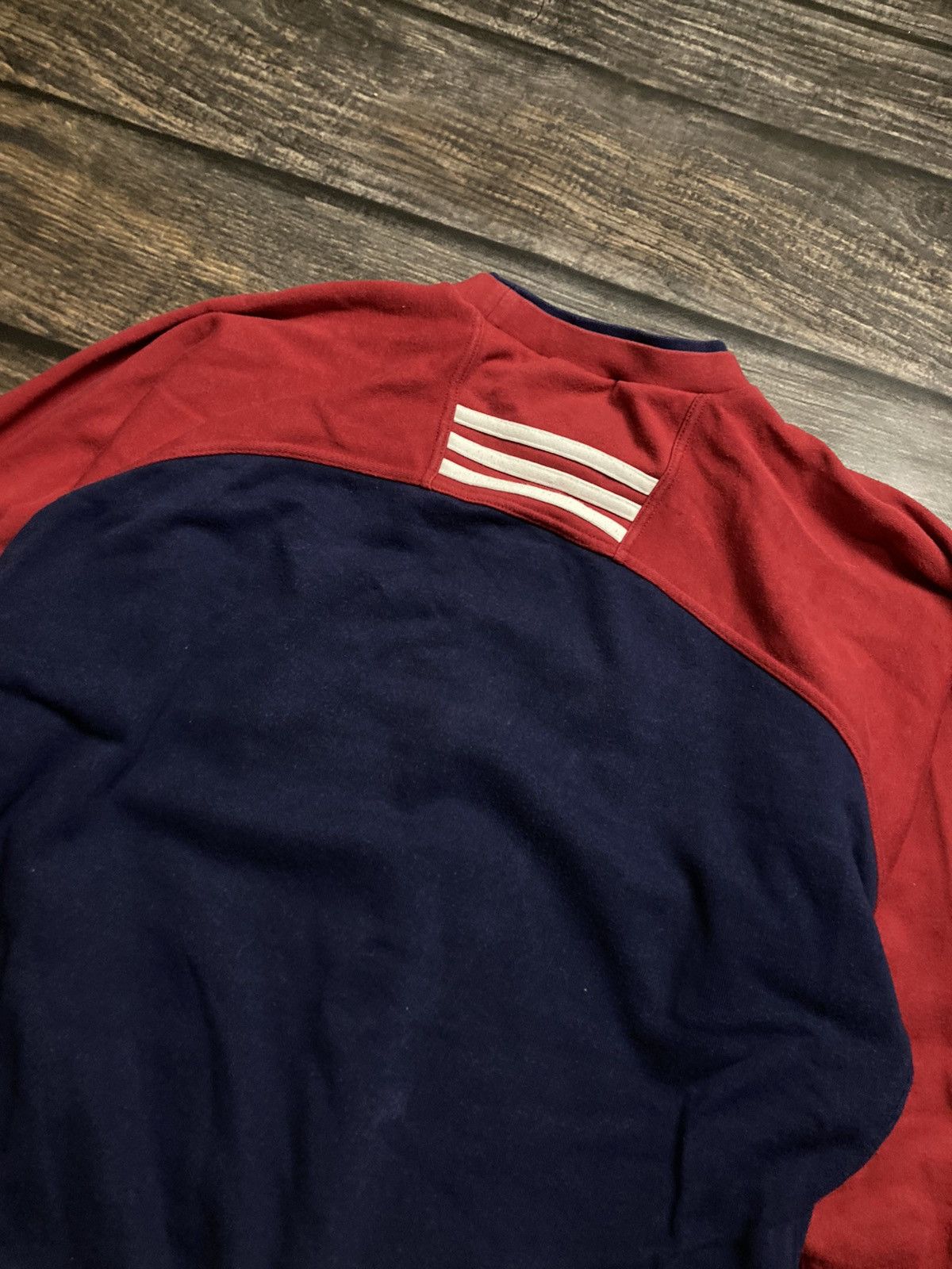 Adidas × Vintage Adidas center logo sweatshirt Size US L / EU 52-54 / 3 - 6 Thumbnail