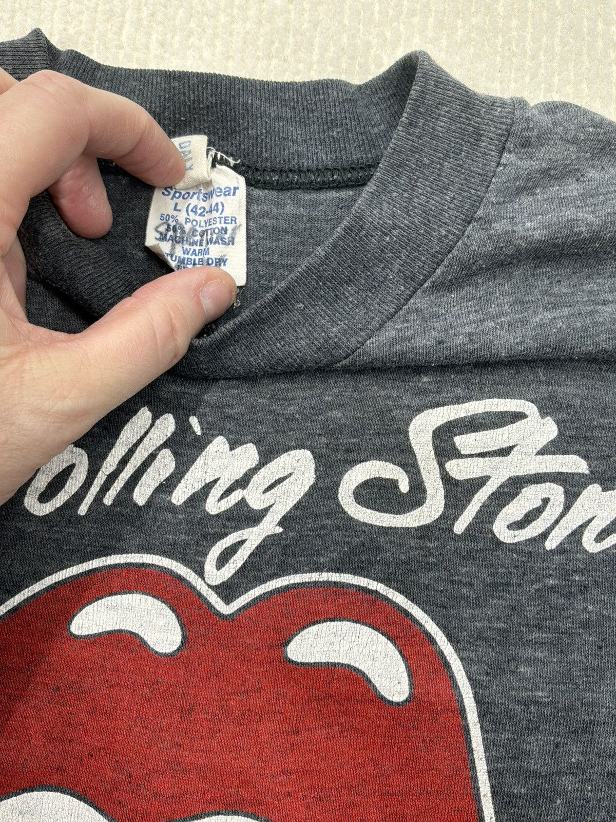 Other Vintage 1981 Rolling Stones North American Tour Made in USA Size US L / EU 52-54 / 3 - 8 Thumbnail