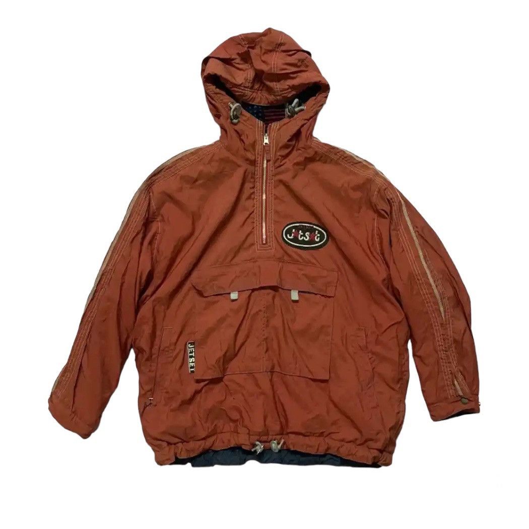 Jet Lag × Vintage Vintage Jetset Reversable Windbreaker Ski Hoodie Jacket Size US XL / EU 56 / 4 - 1 Thumbnail