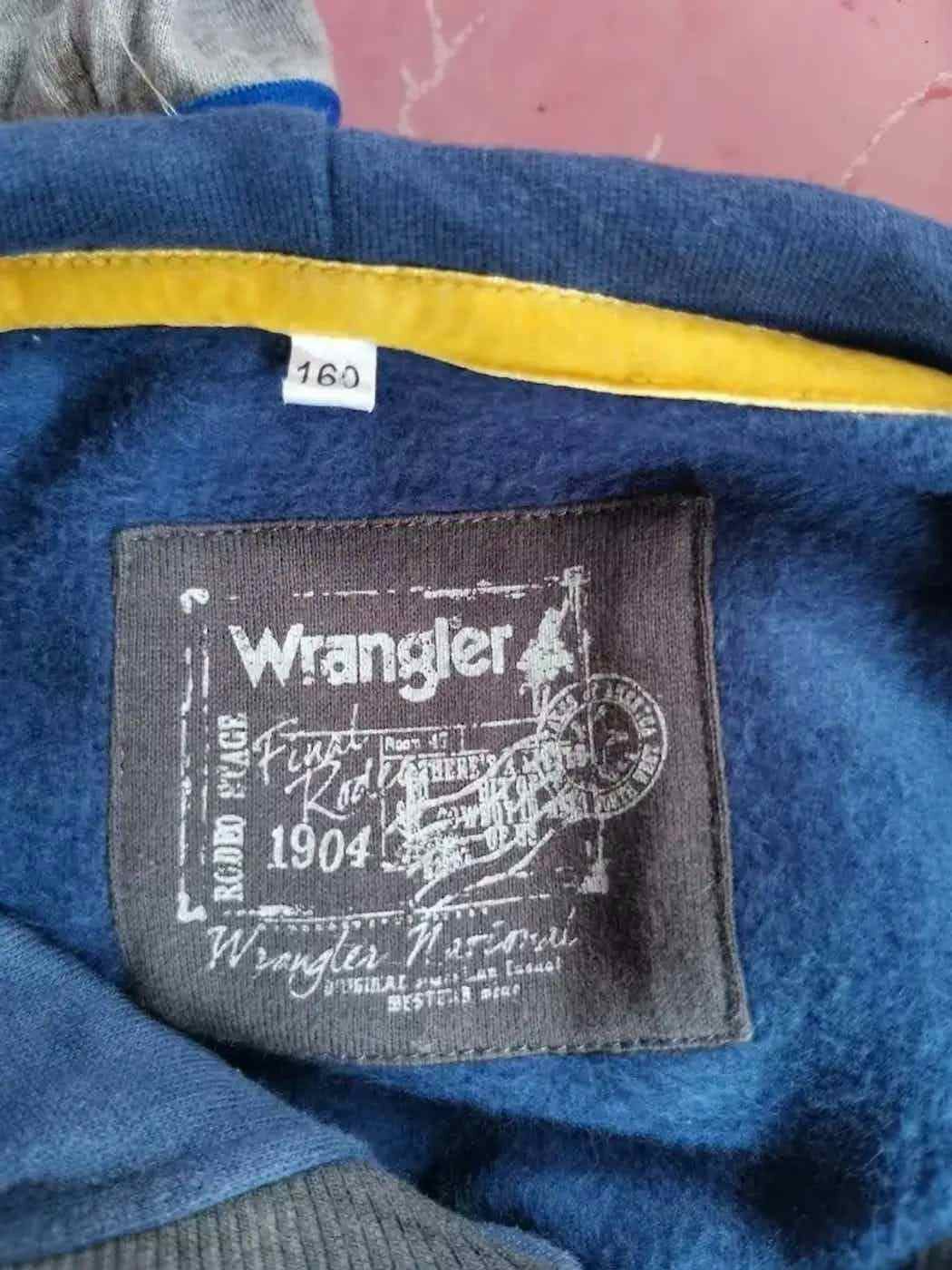 Vintage Vintage Wrangler Hoodie Size US L / EU 52-54 / 3 - 8 Thumbnail