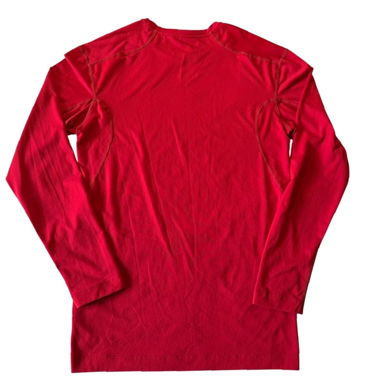Nike Nike Pro Combat Shirt Large Red Dri Fit Compression Performance Athletic Shirt Mens L Red Pro Combat Shirt Size US L / EU 52-54 / 3 - 2 Thumbnail