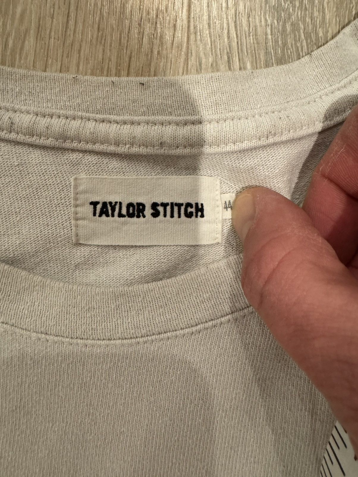 Taylor Stitch Heavy Bag tee - natural - 44 (XL) Size US XL / EU 56 / 4 - 3 Thumbnail