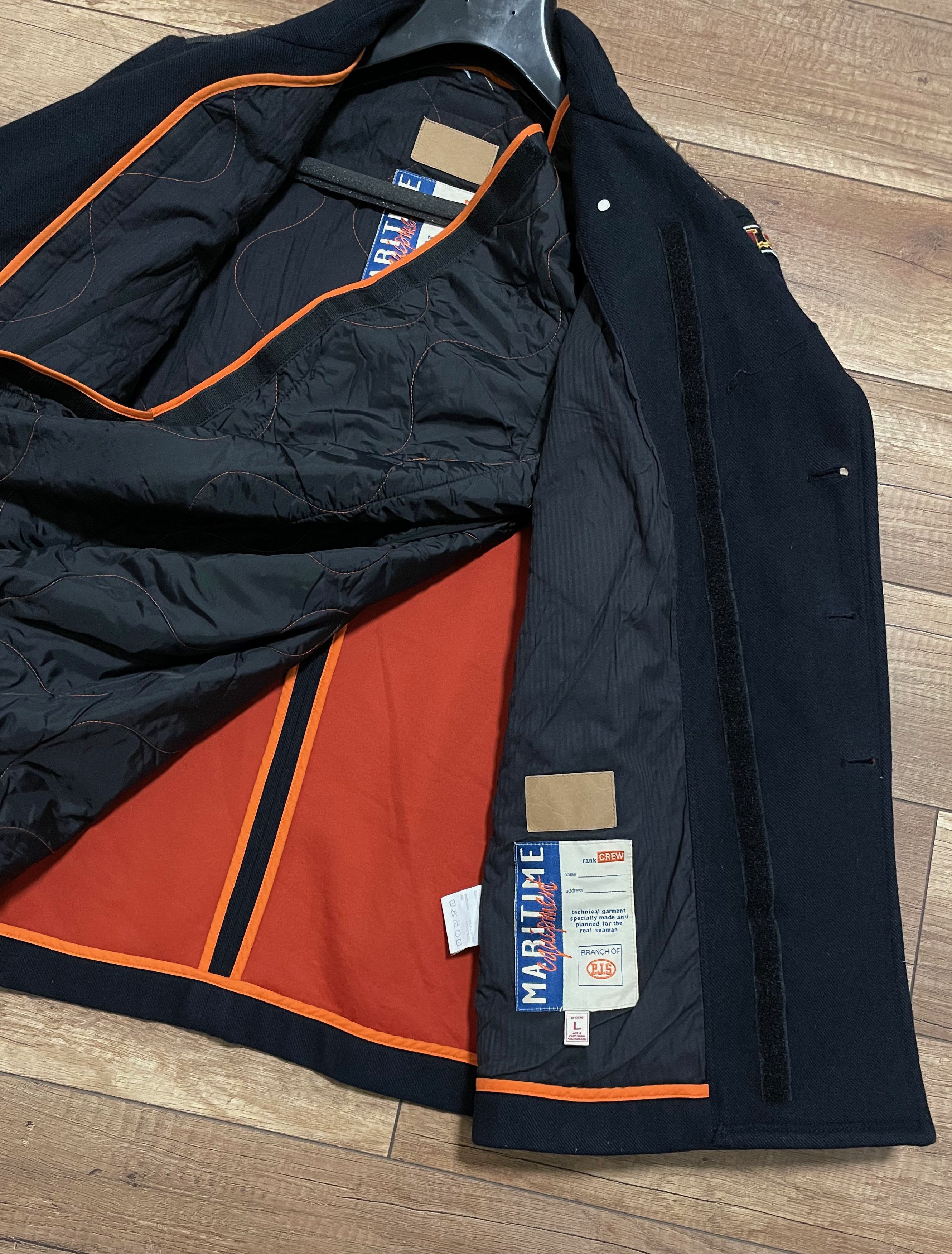 Parajumpers Parajumpers Navy Multipocket Royal Wool Peacoat Jacket Size US L / EU 52-54 / 3 - 14 Thumbnail