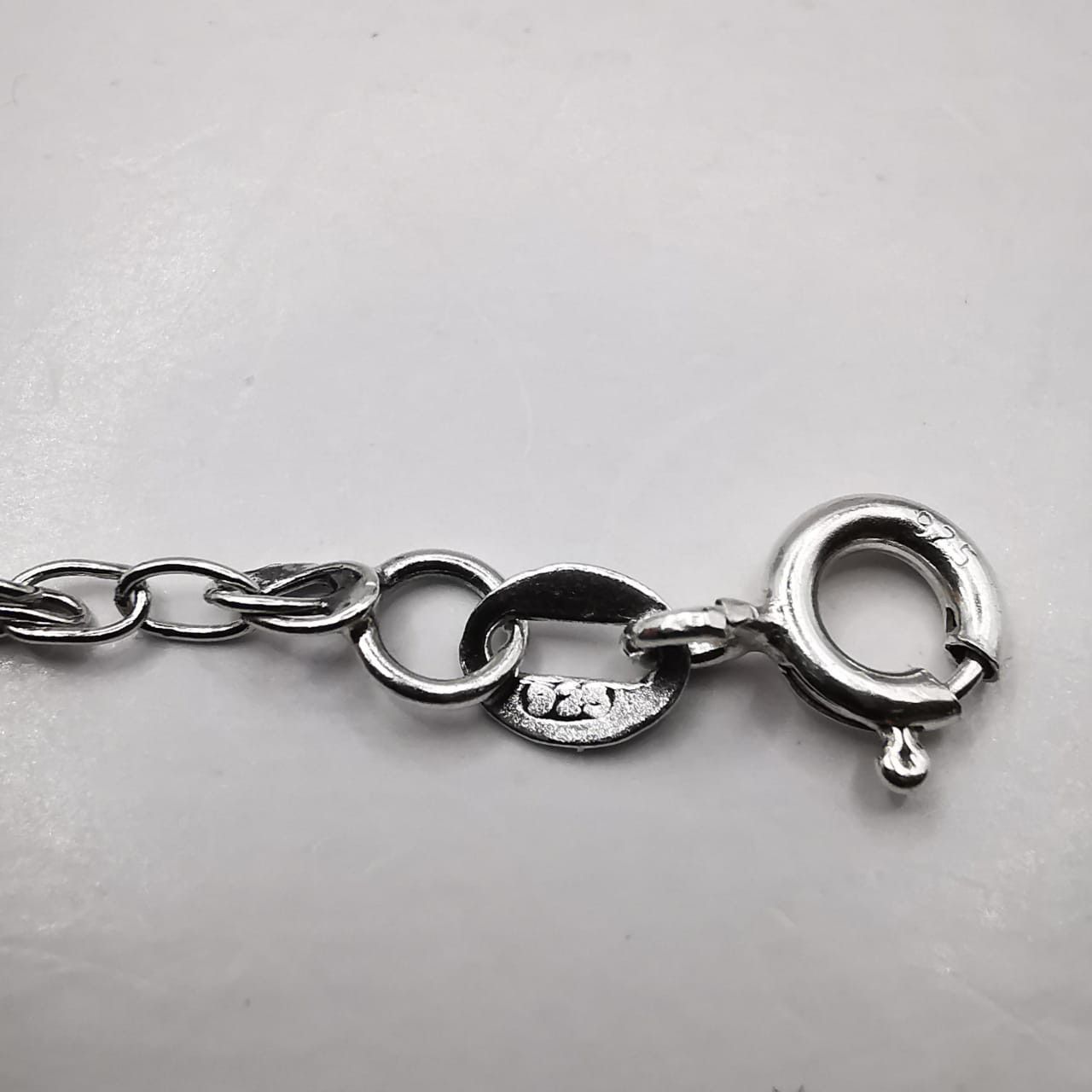 Sterling Silver Vintage Chain Necklece,925 Sterling Silver,Signed , 5,60g Size ONE SIZE - 5 Thumbnail
