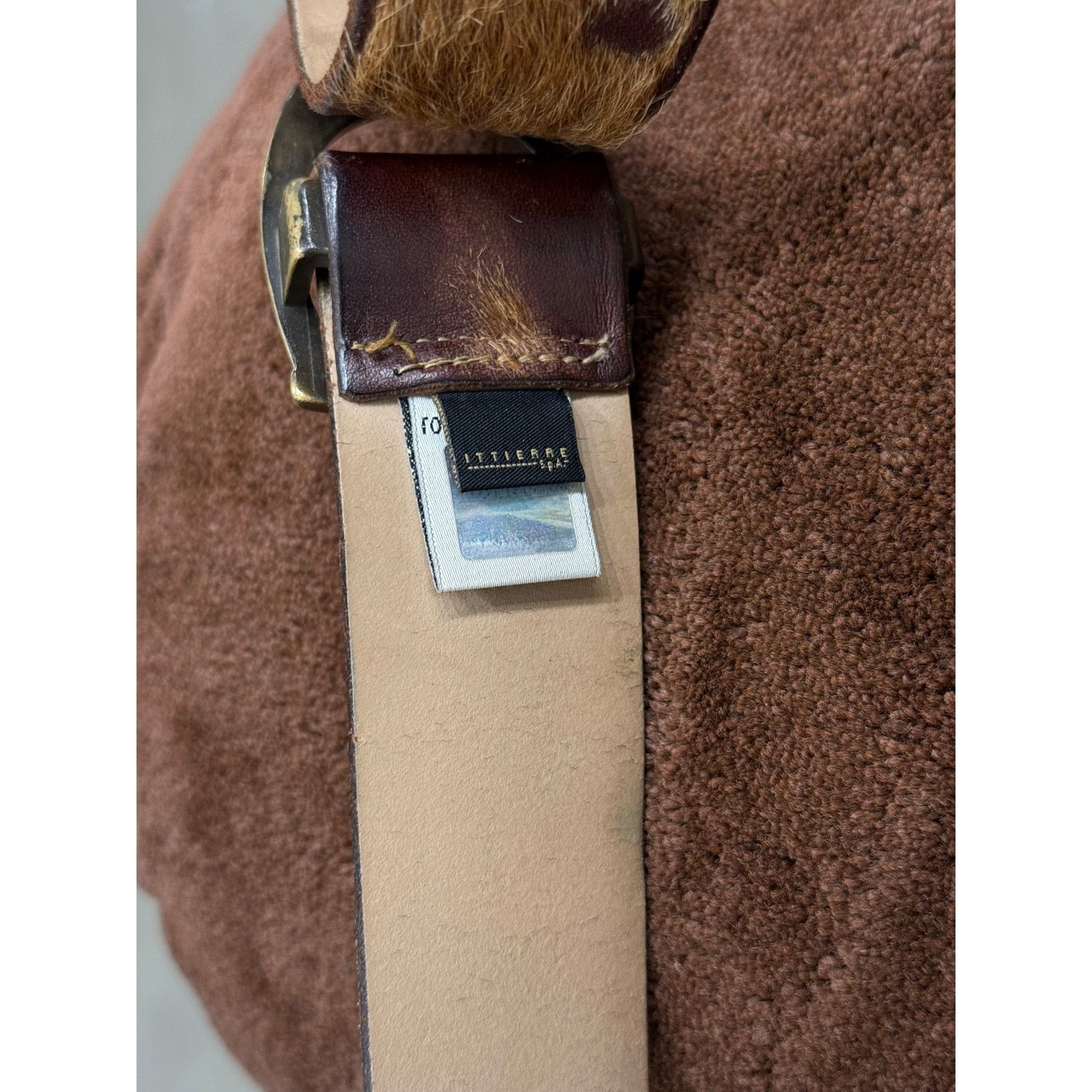 Roberto Cavalli 2000s Cavalli pony hair belt Size ONE SIZE - 7 Thumbnail