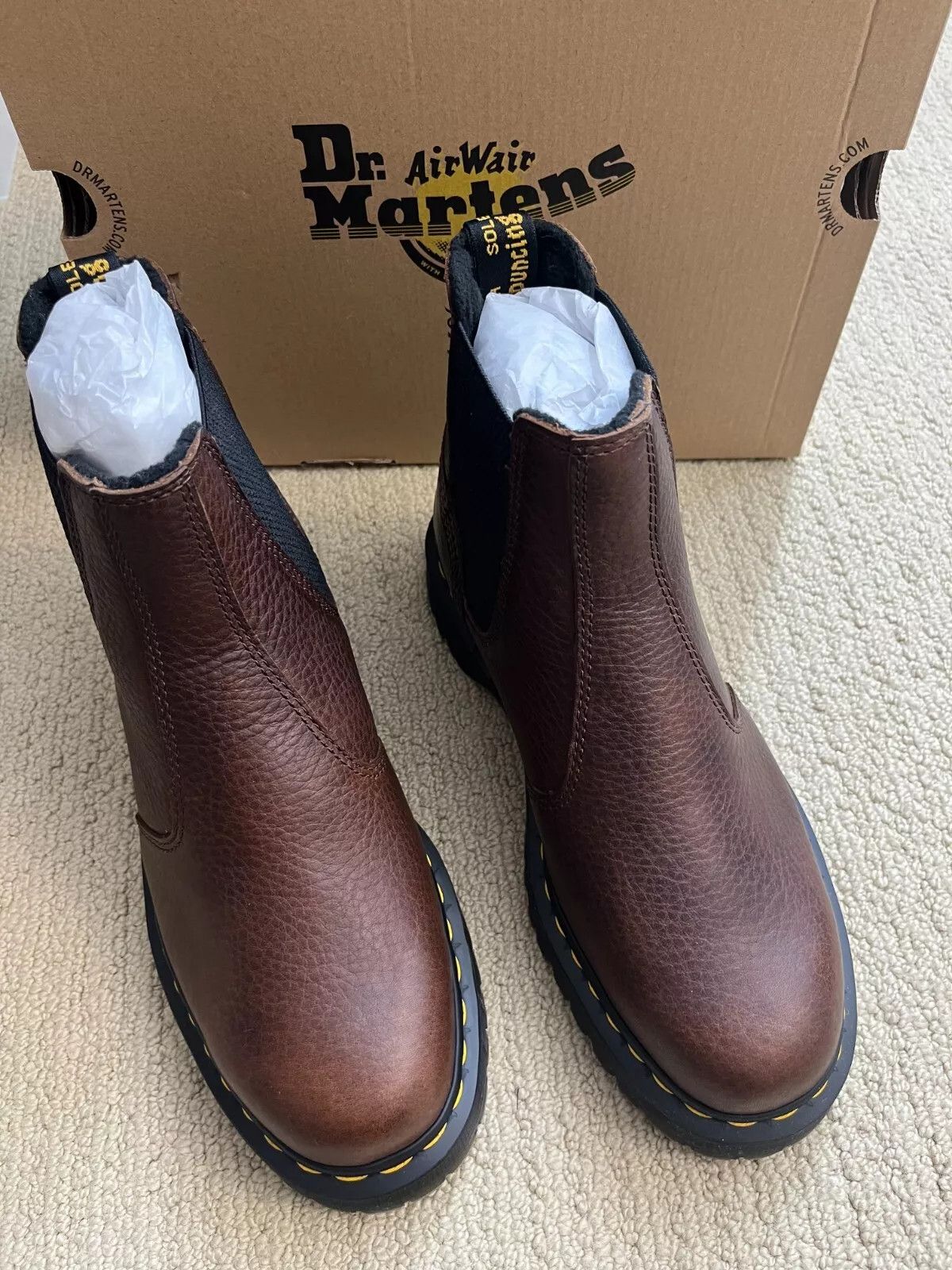Dr. Martens DR. MARTENS 2976 BEX GRIZZLY CHELSEA BOOT Size US 12 / EU 45 - 1 Thumbnail