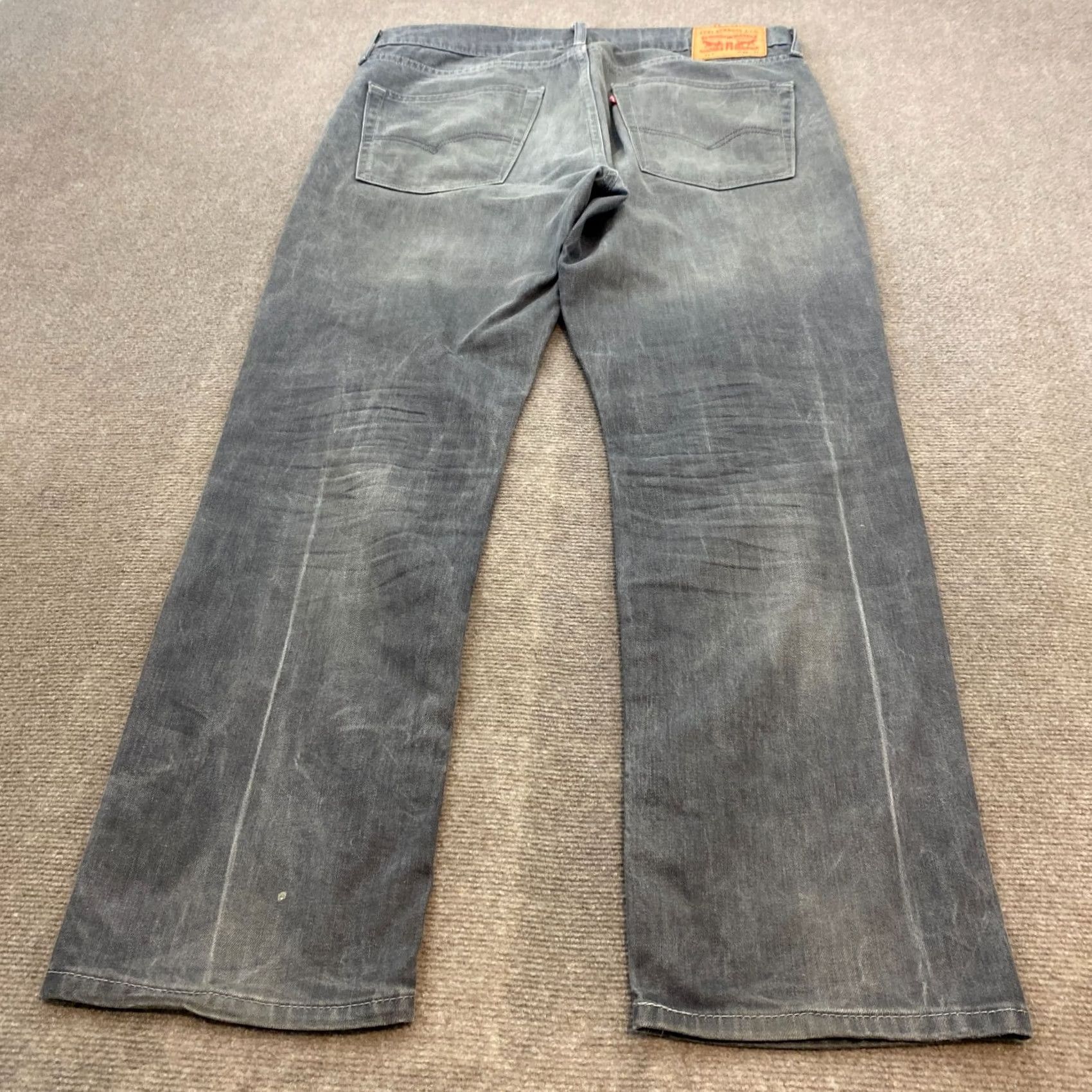 Levi's Levi's Jeans Men 541 Straight Fit Faded Gray Distressed Denim 36 37x31 Size US 36 / EU 52 - 2 Thumbnail