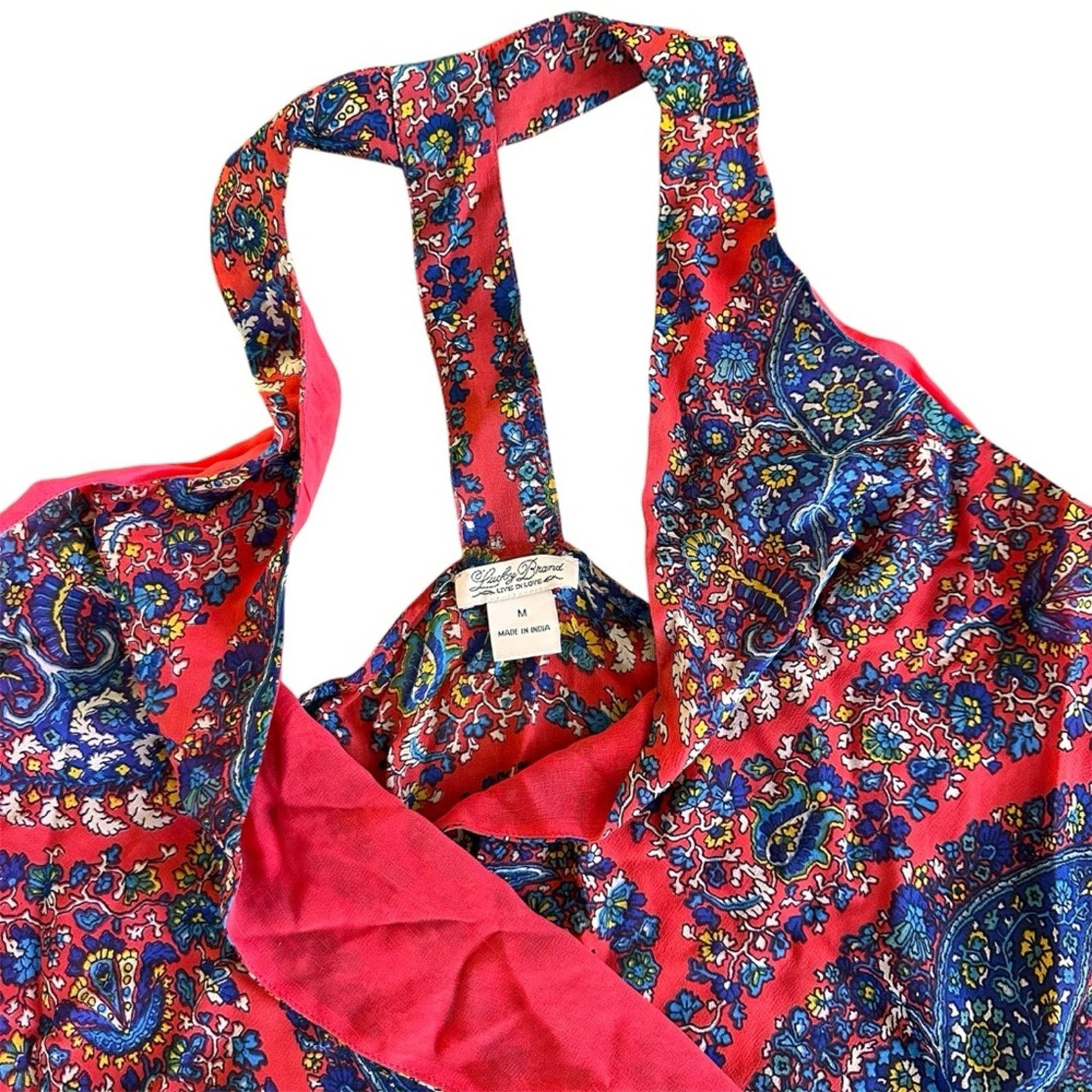 Lucky Brand Lucky Brand Paisley Racerback Top - Size M Size M / US 6-8 / IT 42-44 - 2 Thumbnail