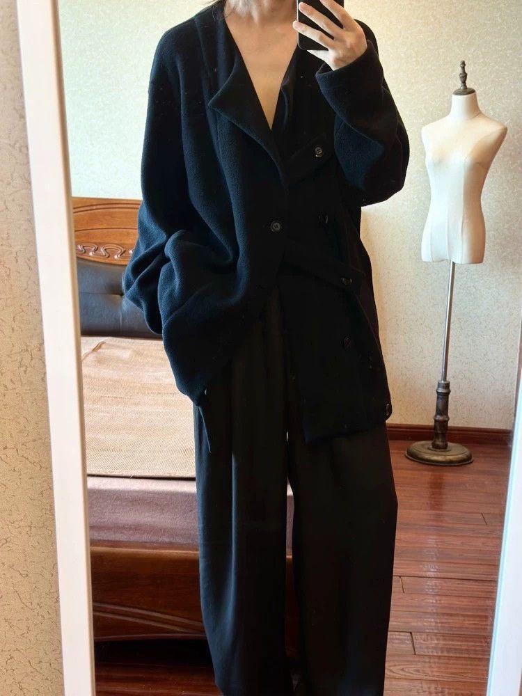 Yohji Yamamoto Yohji Yamamoto pour homme 19AW Yohji Yamamoto twill button Size US L / EU 52-54 / 3 - 8 Thumbnail