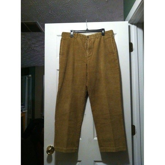Brooks Brothers BROOKS BROTHERS MEN'S COTTON BLEND CORDUROY PANTS SIZE:36/30 Size US 36 / EU 52 - 5 Thumbnail
