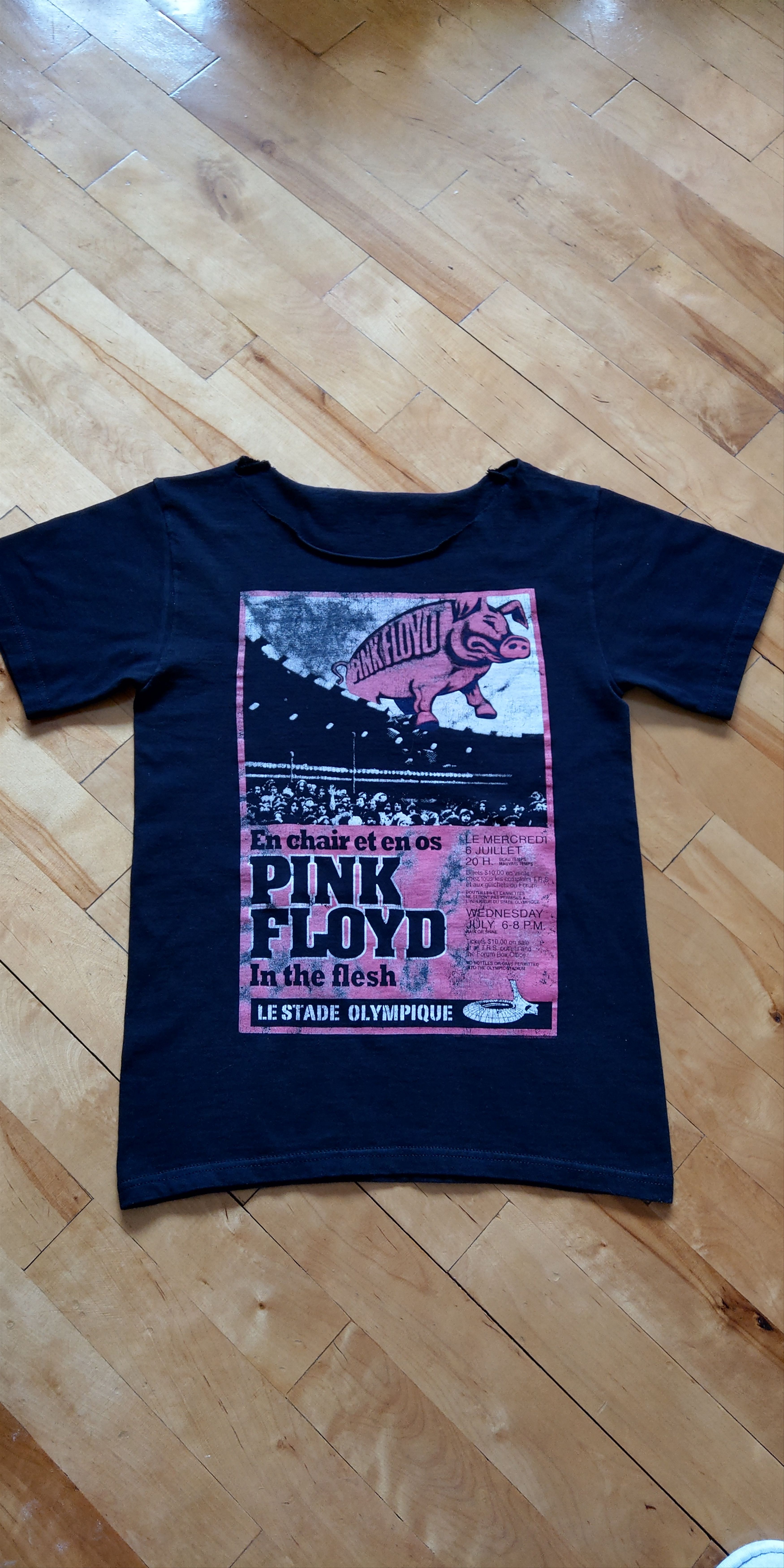 Band Tees PINK FLOYD Animals Shirt Pig Poster Rare Vintage 70s Rock Size US S / EU 44-46 / 1 - 1 Thumbnail