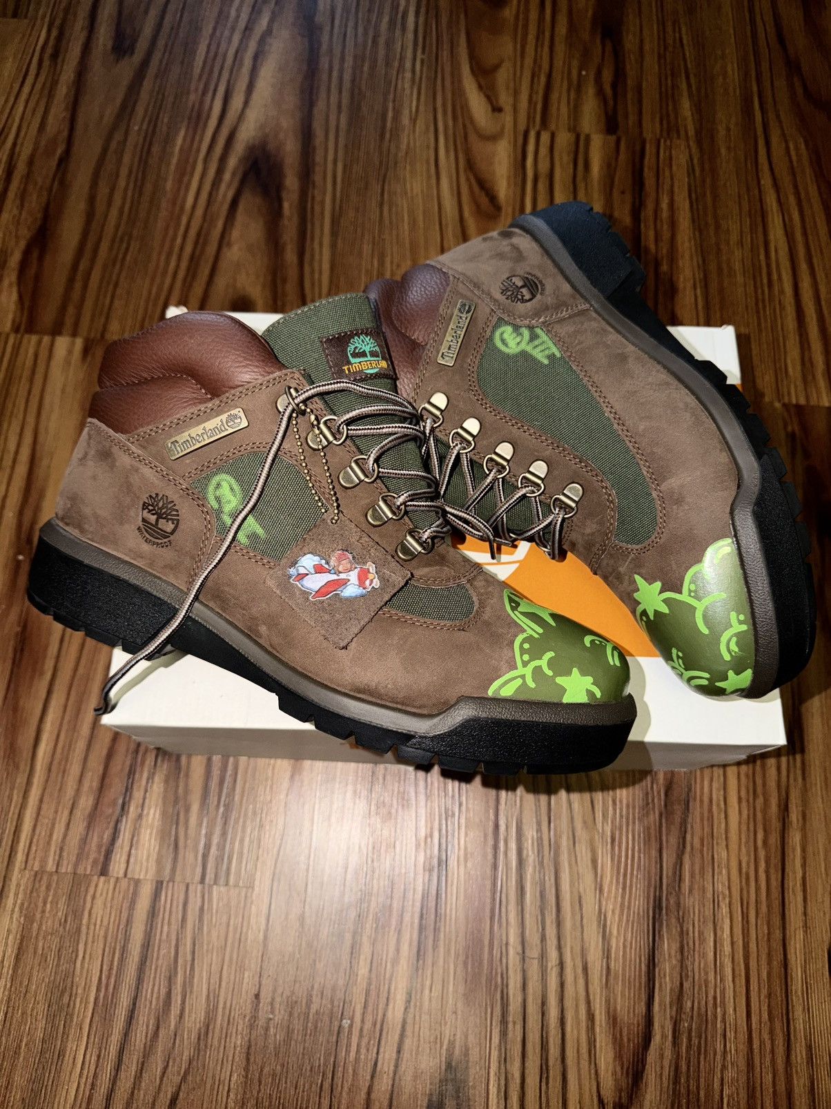 Timberland Timberland x Armadio Per Tre Custom field boots Size US 9.5 / EU 42-43 - 2 Thumbnail