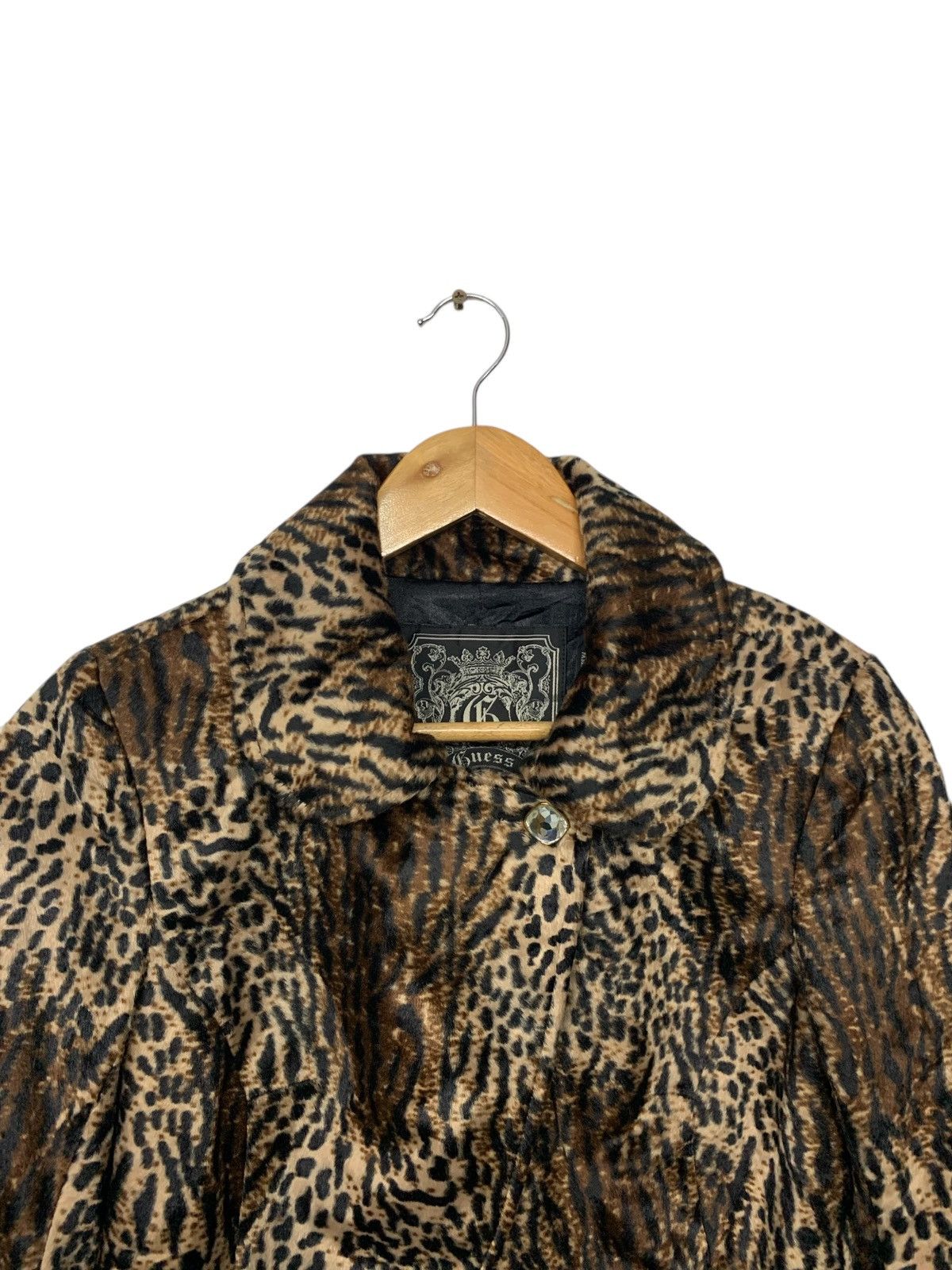Guess Rare Guess Leopard Design Crop Top Jacket Size S / US 4 / IT 40 - 5 Thumbnail