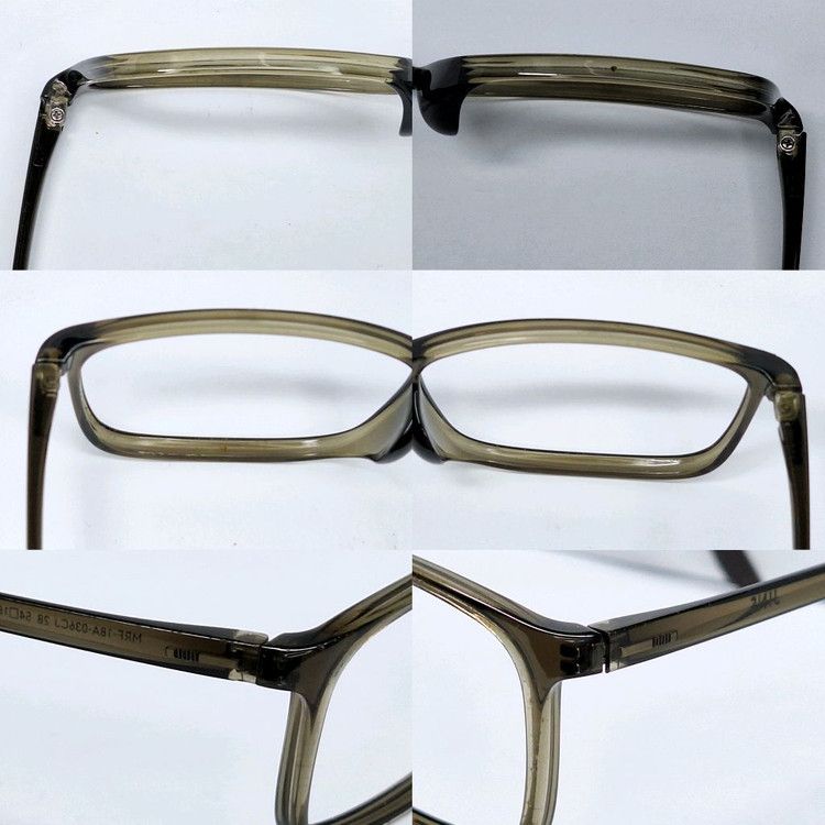 JINS JINS Airframe MRF-18A-036 Khaki Glasses Frame Ultralight 9g Size ONE SIZE - 7 Thumbnail