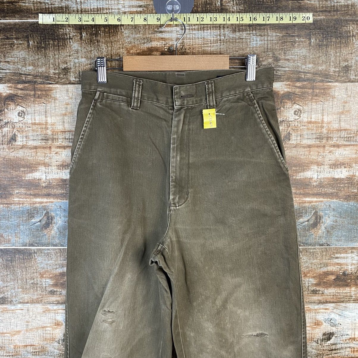 Uniqlo DL Uniqlo Brown ripped vintage Casual Pants #C1267 Size US 28 / EU 44 - 4 Thumbnail