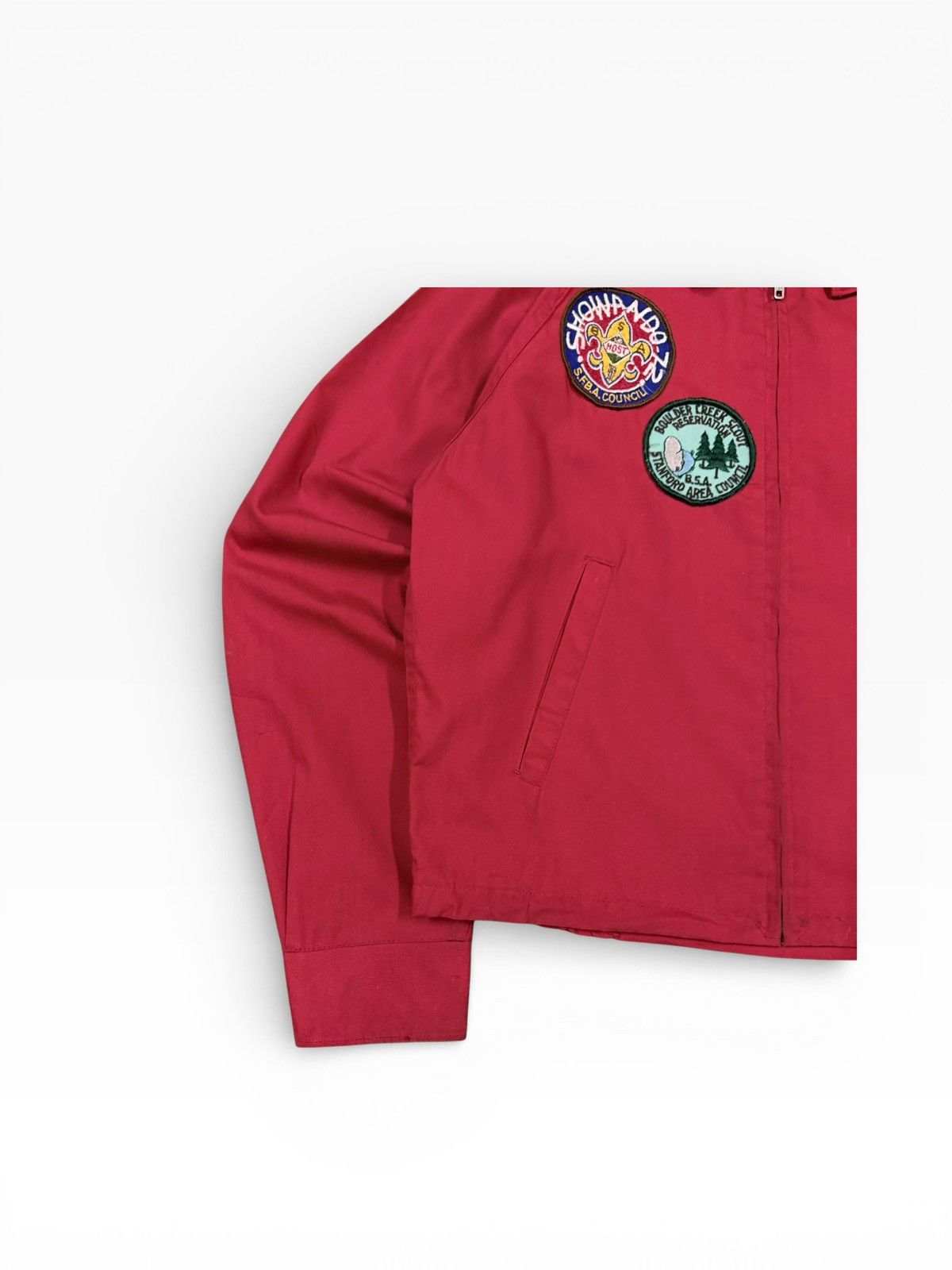 Vintage Vtg💥60’s Boys Scouts of America Patched Cotton Zipper Jacket Size US S / EU 44-46 / 1 - 10 Thumbnail