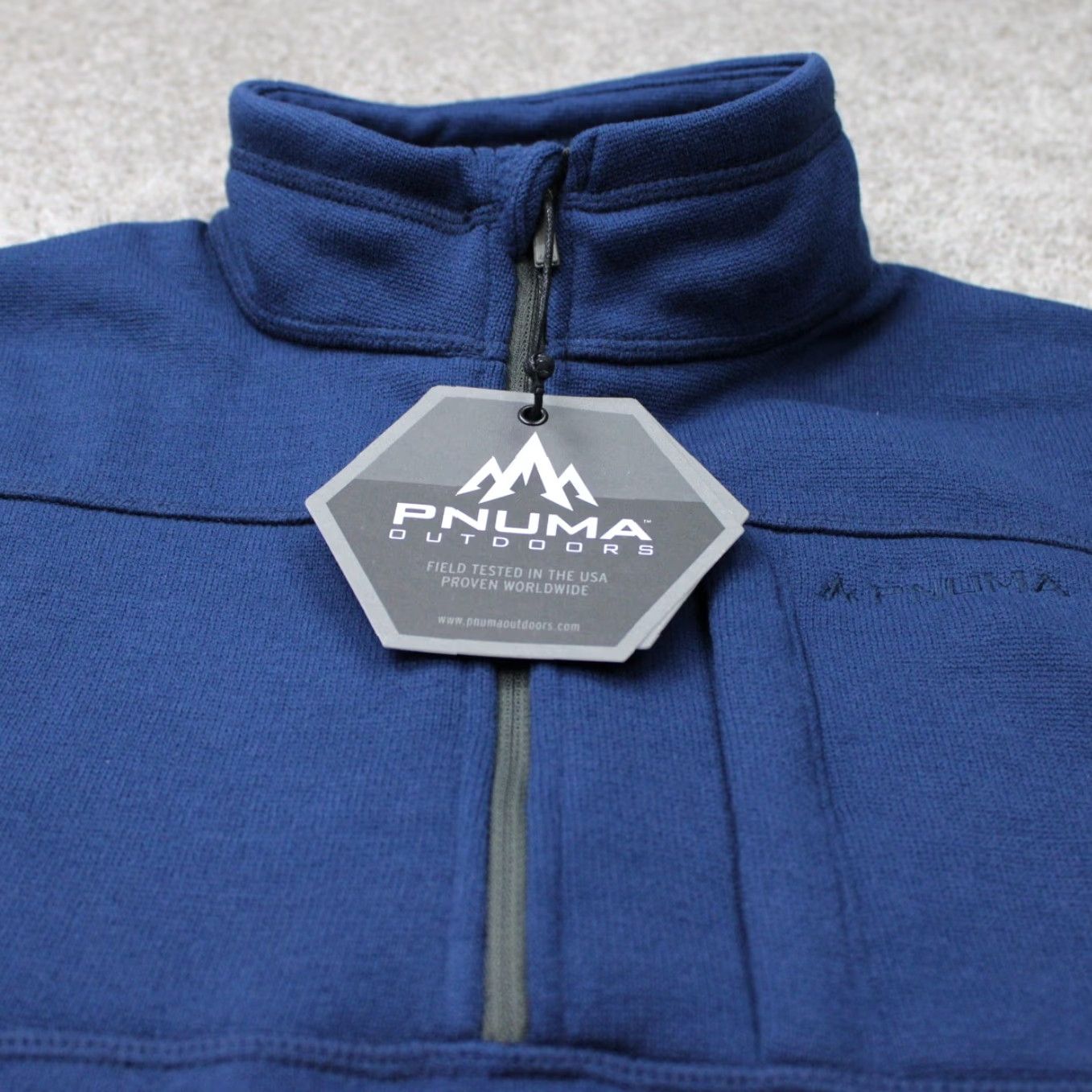 Durango Pnuma Sweatshirt Pullover 1/4 Zip Blue Mens Small Fleece NWT Size US S / EU 44-46 / 1 - 4 Thumbnail