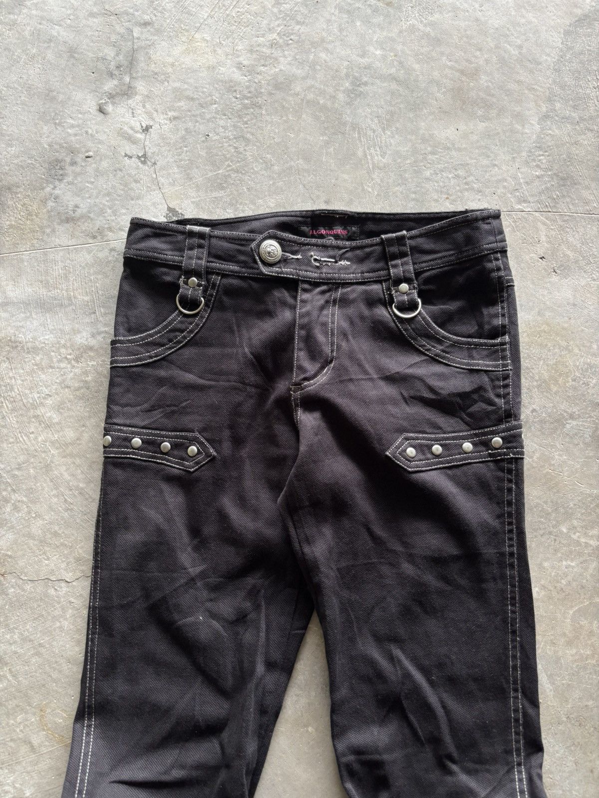 20471120 bondage algonquins seditionaries gothic style jeans Size US 27 - 2 Thumbnail