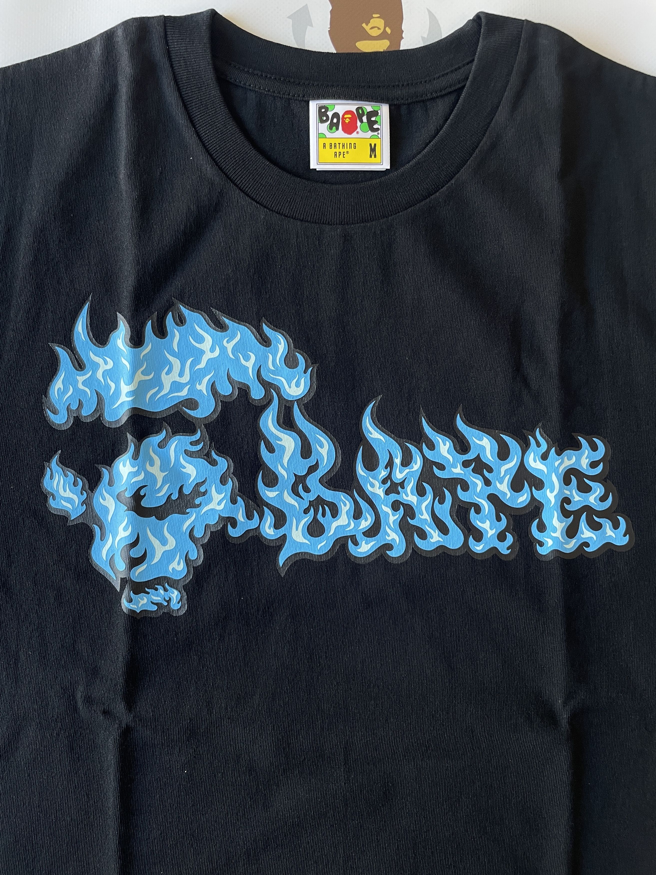 Bape BAPE FLAME APE FACE TEE Size US M / EU 48-50 / 2 - 3 Thumbnail