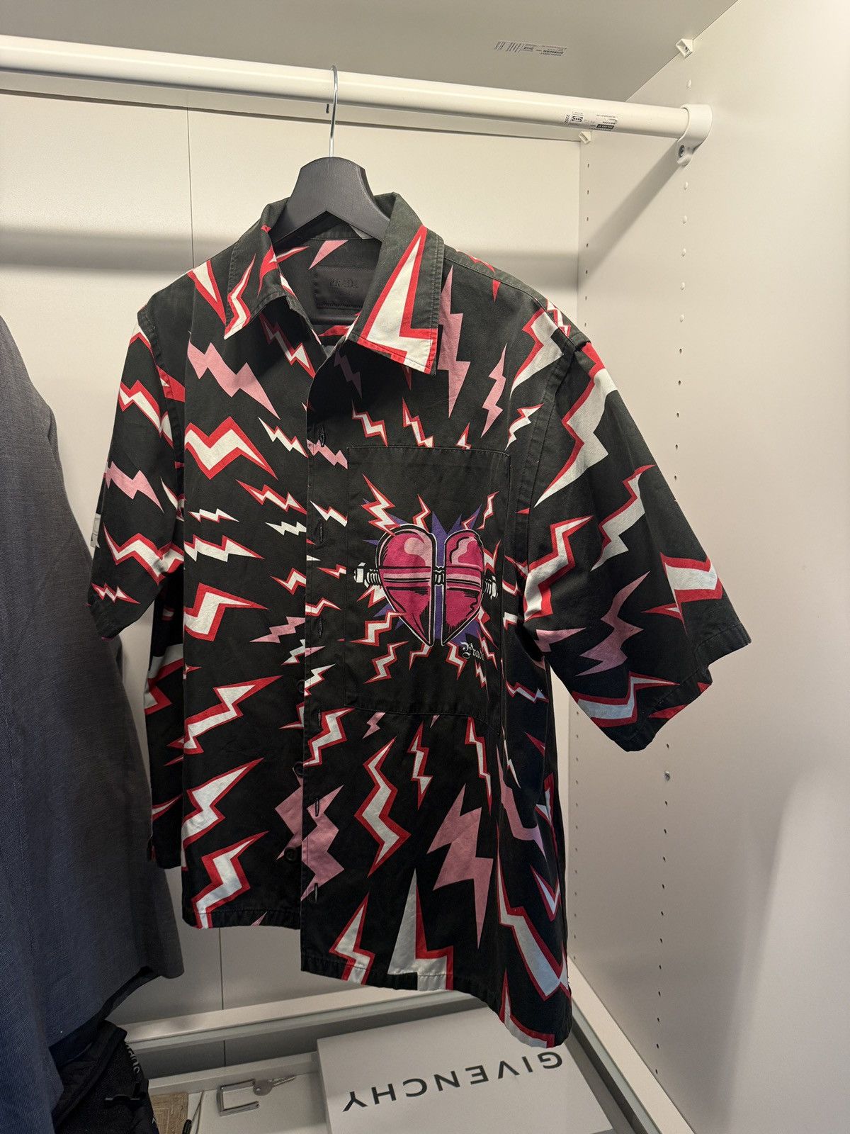 Prada Prada F/W17 Wine Bottles Bowling Shirt | Grailed