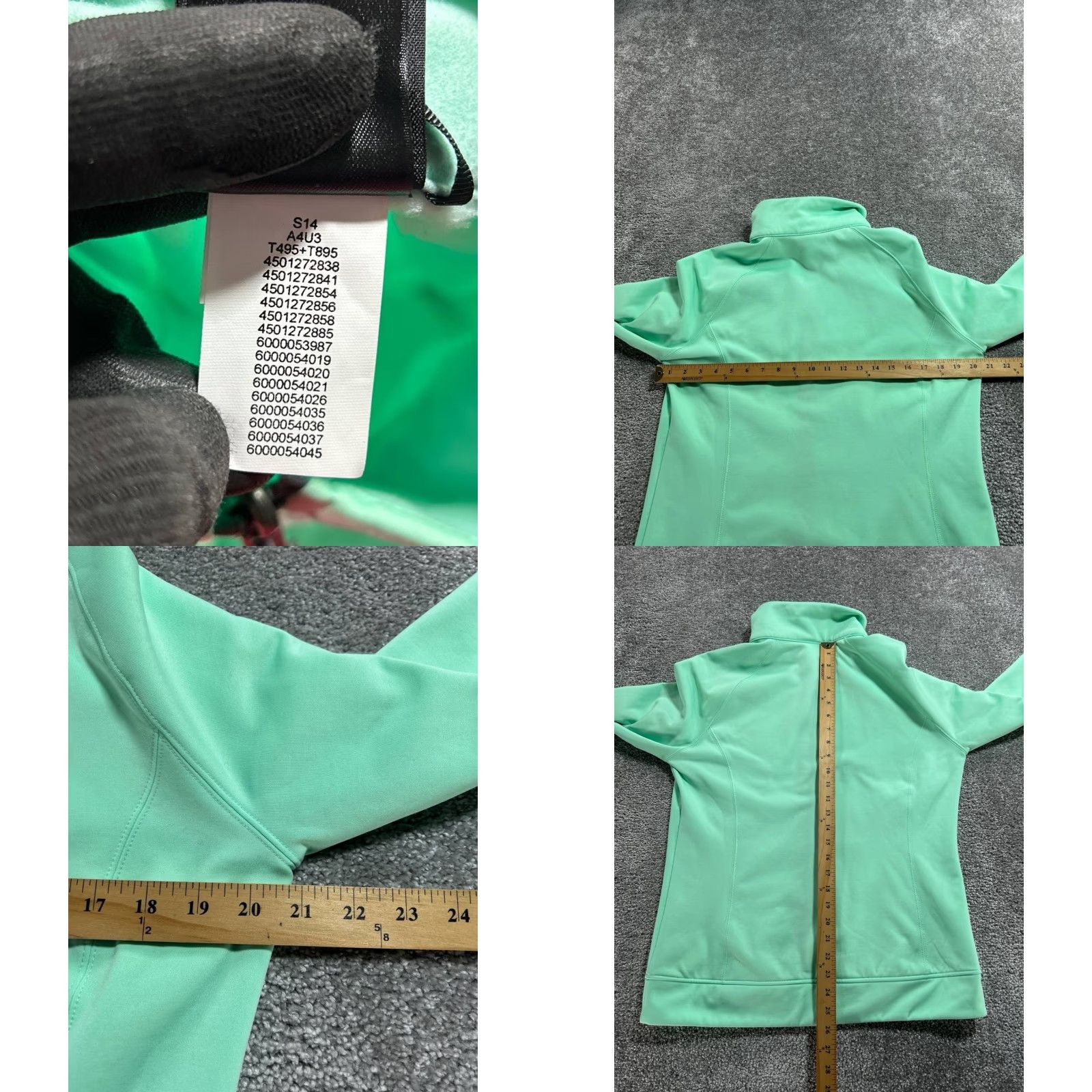 The North Face The North Face Jacket Womens Small Beige Logo Full Zip Raglan Mock Neck Size XS / US 0-2 / IT 36-38 - 8 Thumbnail
