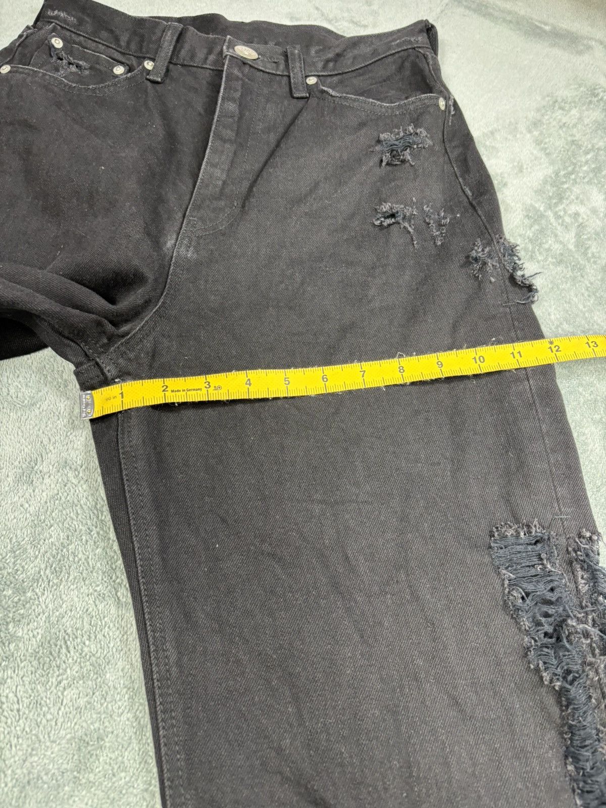 14th Addiction Gyda Superbalck Distressed Denim Jeans. S0164 Size US 27 - 13 Thumbnail