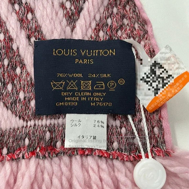 Louis Vuitton Louis Vuitton Pink cashmere scarf Size ONE SIZE - 5 Thumbnail