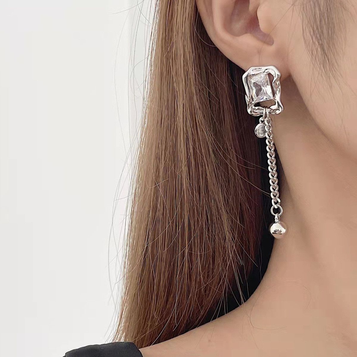 Jewelry Matchless Earrings One Pairs Chrome Jewelry Size ONE SIZE - 4 Thumbnail