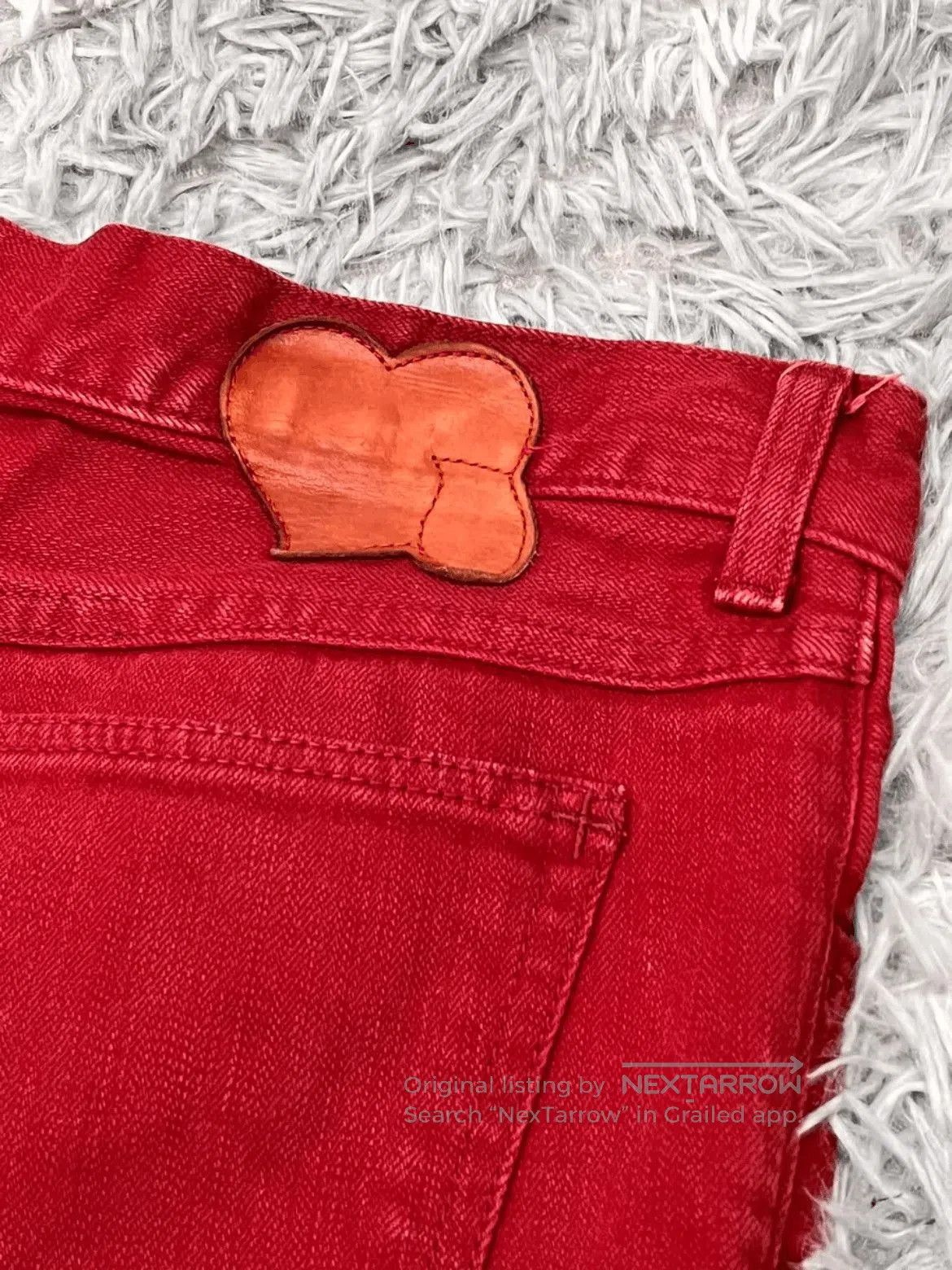 Number (N)ine Sz 3 Number Nine 05Aw THS Red Denim. Size US 30 / EU 46 - 3 Thumbnail
