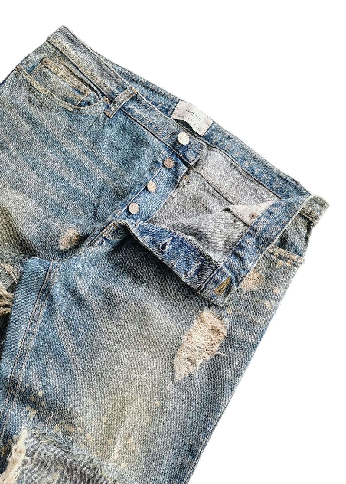 Halo Halo Thrashed Kpop Jeans Lookalike Amiri Jeans Size US 36 / EU 52 - 4 Thumbnail