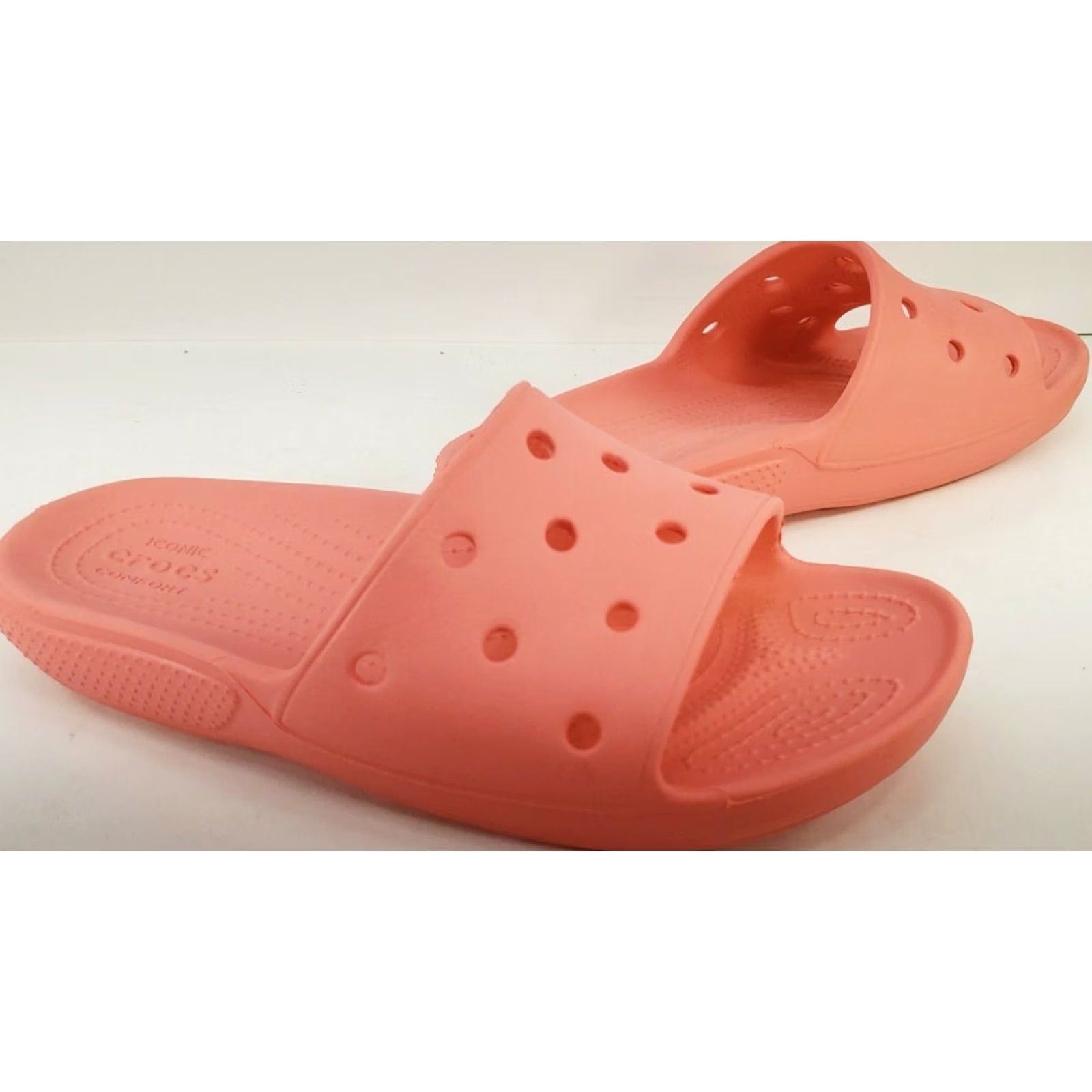 Crocs Crocs Coast Slide Slip On Sandals Women's Size 9M Pink Peach Size US 9 / IT 39 - 2 Thumbnail