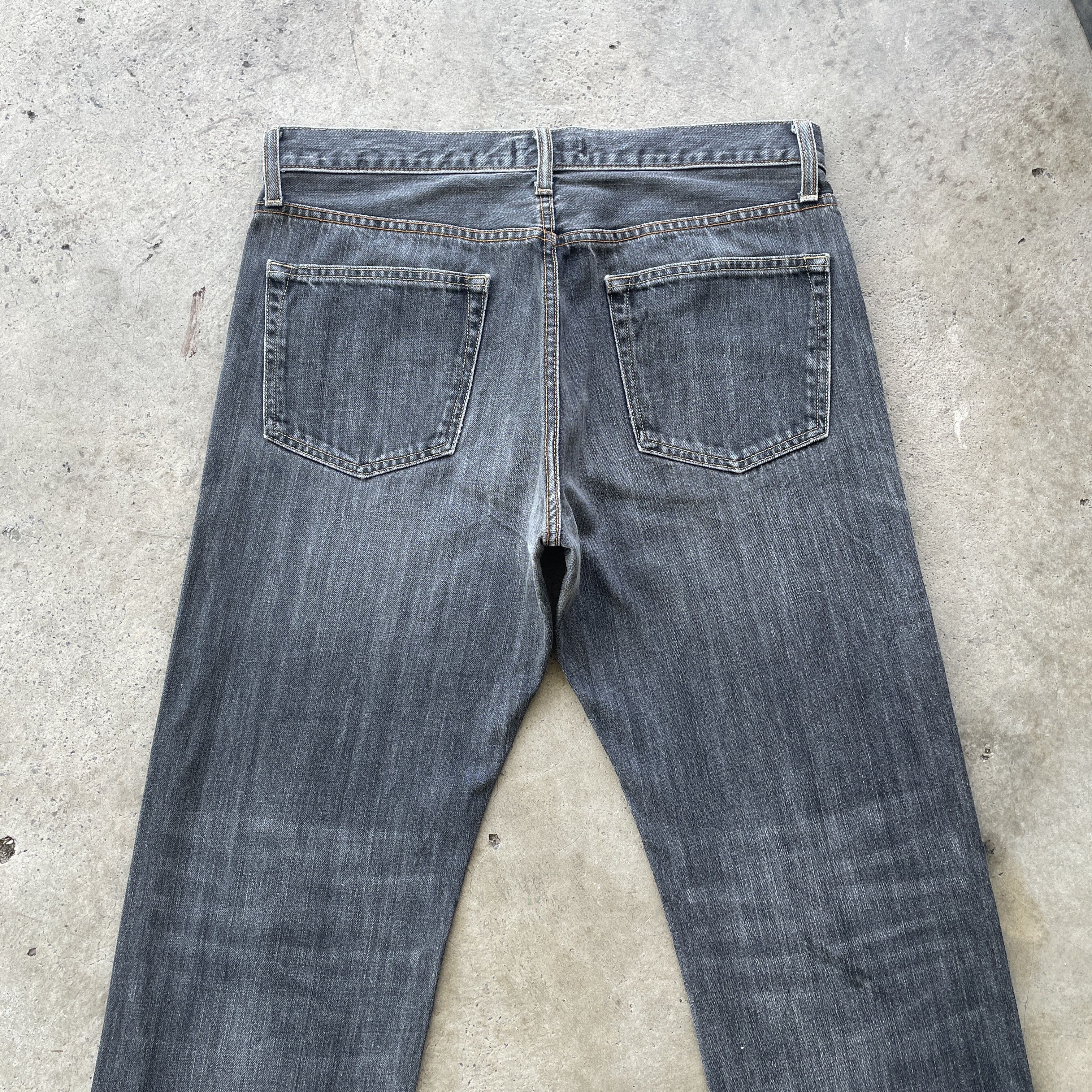 Japanese Brand × Vintage VINTAGE JAPANESE JEANS BLACK FADED DENIM PANTS W33x29 Size US 33 - 8 Thumbnail