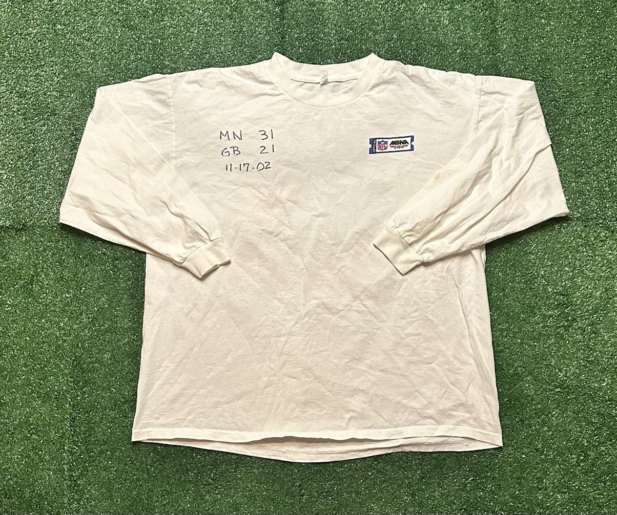 Other Vintage 2002 NFL Vikings vs. Packers Football Long Sleeve Size US XL / EU 56 / 4 - 5 Thumbnail