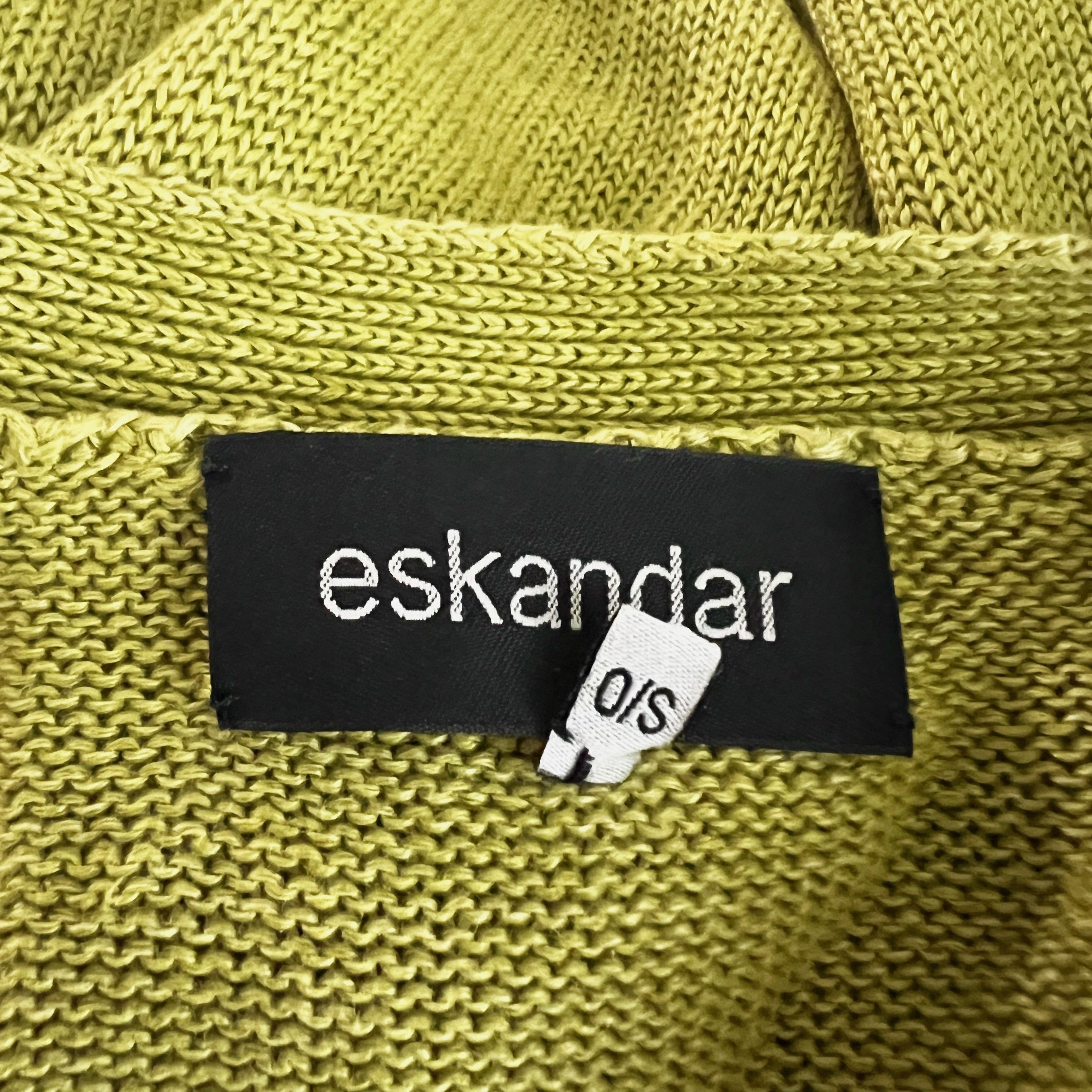 eskandar Eskandar Wide Square Boxy Linen V Neck Size XL / US 12-14 / IT 48-50 - 3 Thumbnail