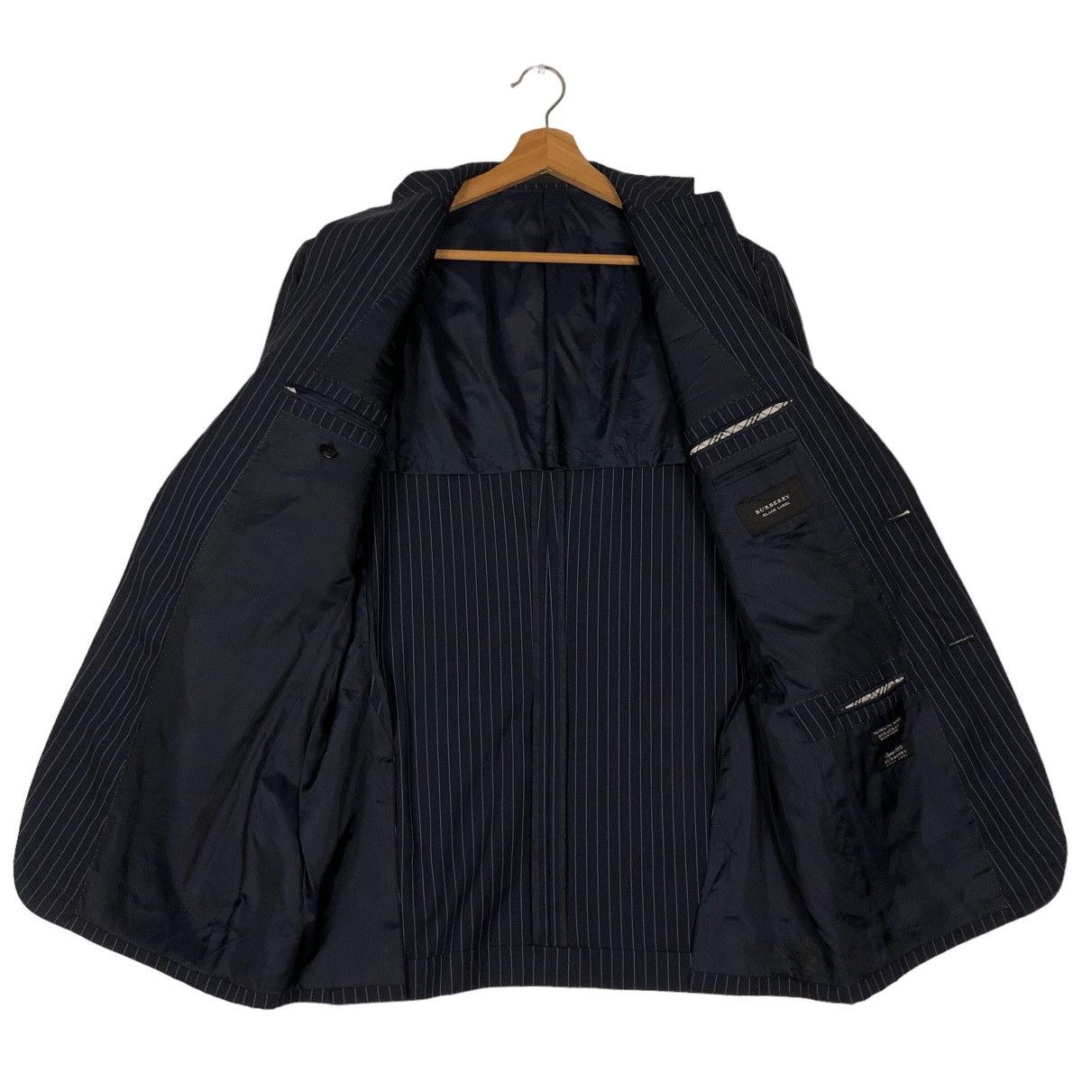 Burberry 🔥Vintage Burberry Black Label Double Breast Striped Jacket Size US M / EU 48-50 / 2 - 11 Thumbnail