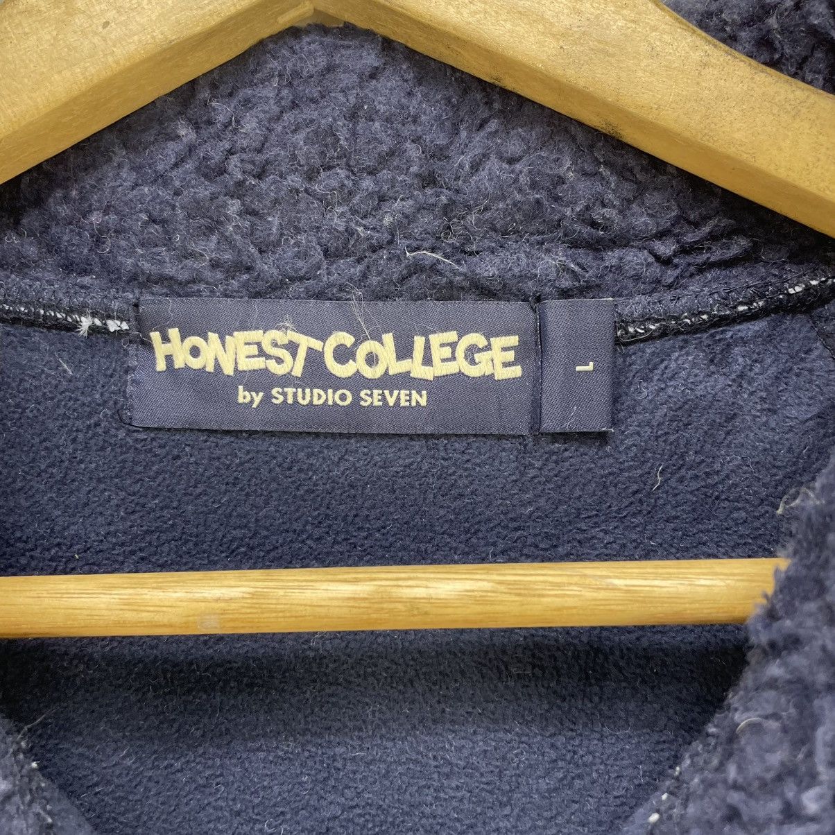 💥Vintage Honest By Studio Seven Fleece Navy Jacket