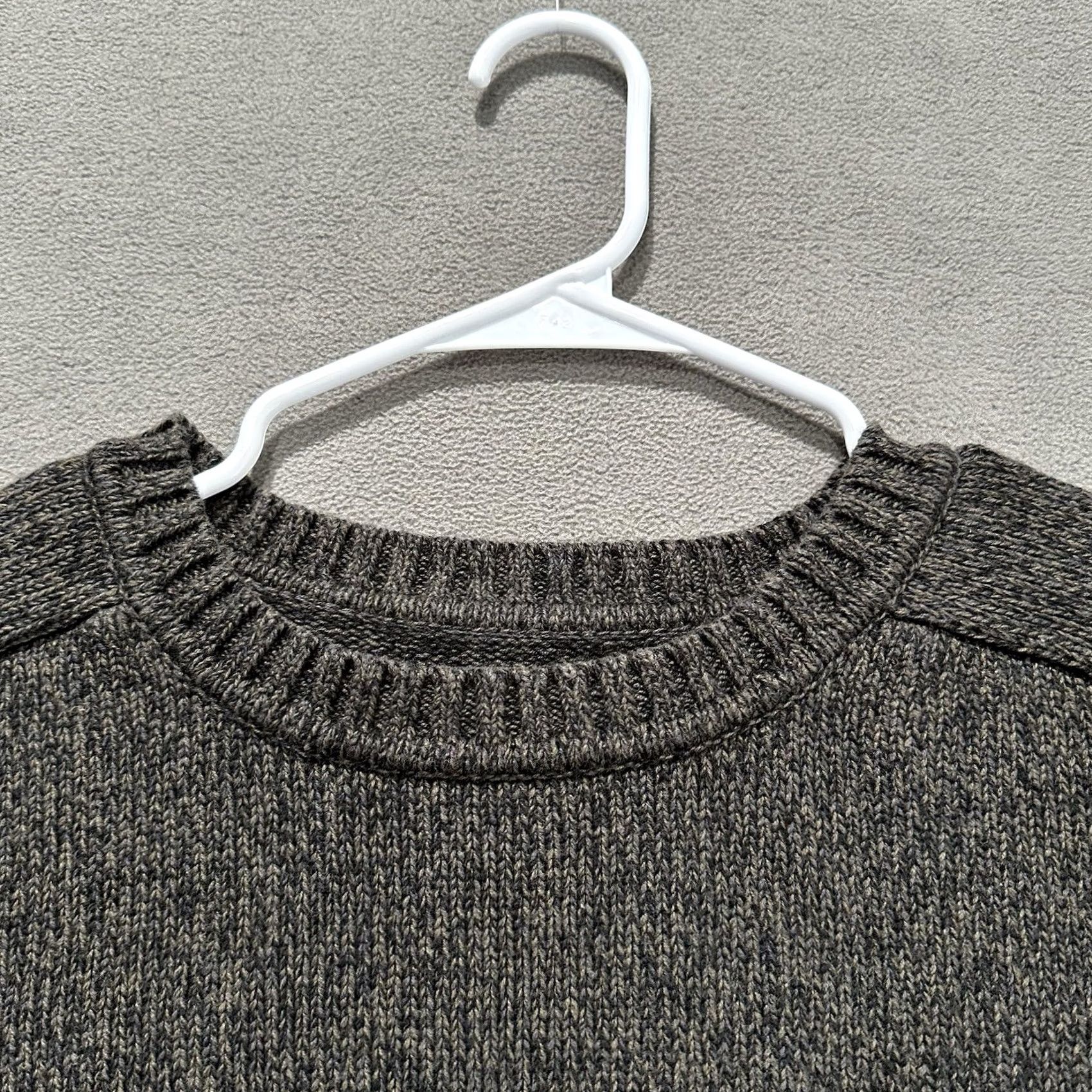 Croft & Barrow Croft & Barrow Sweater Mens 2XL Heathered Brown Pullover Crew Neck Heavyweight Size US XXL / EU 58 / 5 - 5 Thumbnail