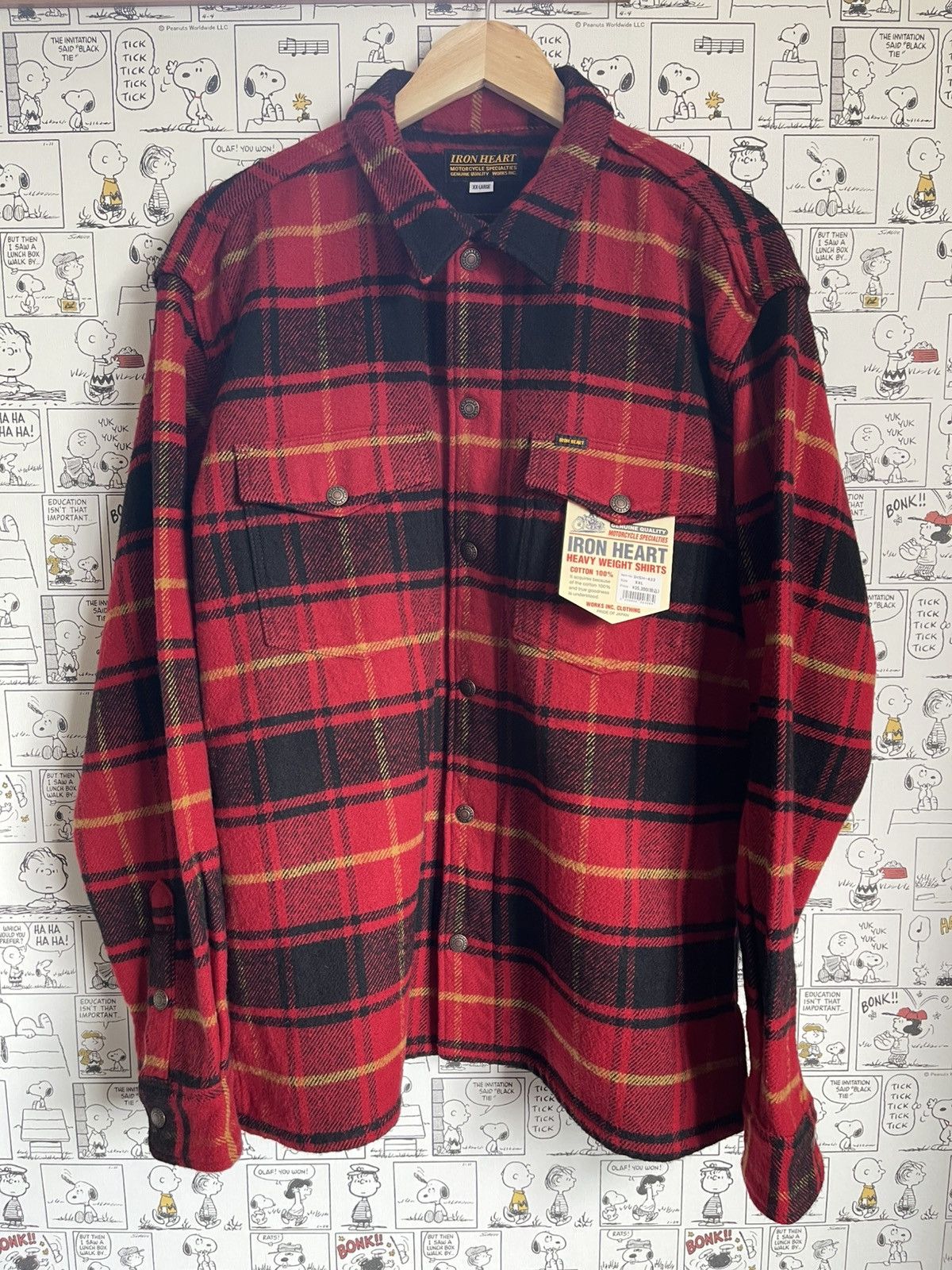 Iron Heart IHSH-433 Rider’s Flannel Size US XXL / EU 58 / 5 - 1 Thumbnail